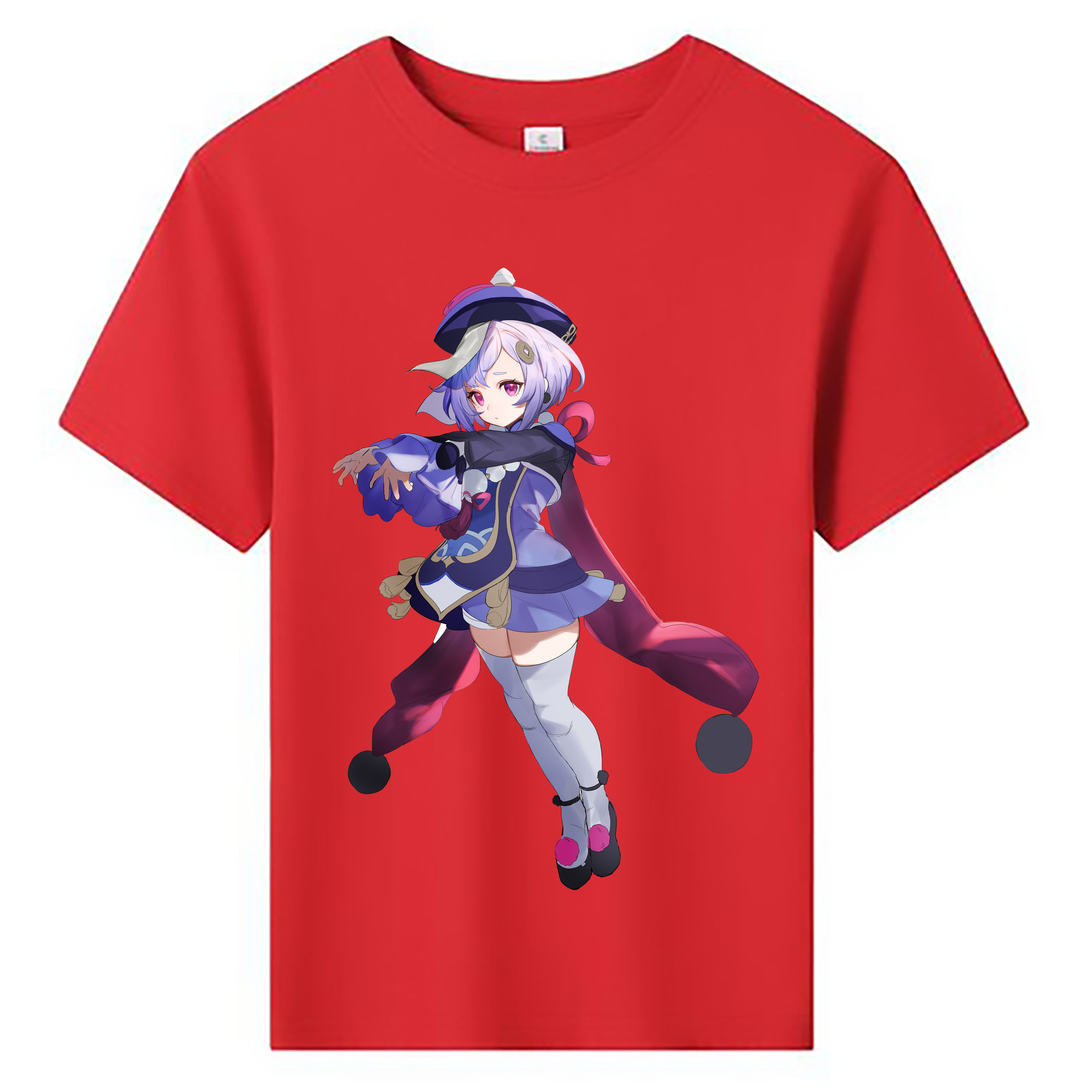 げんし神 七七 なな  genshin Nana 綿100％キッズTシャツ（フロントプリント）
