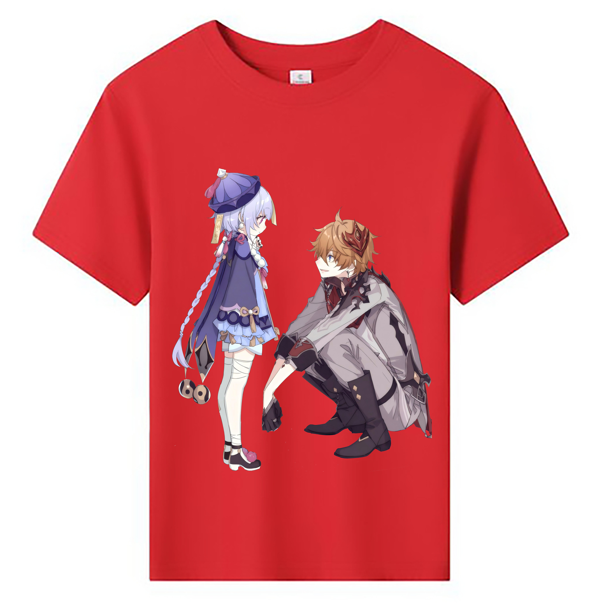 げんし神 七七 なな  genshin Nana 綿100％キッズTシャツ（フロントプリント）