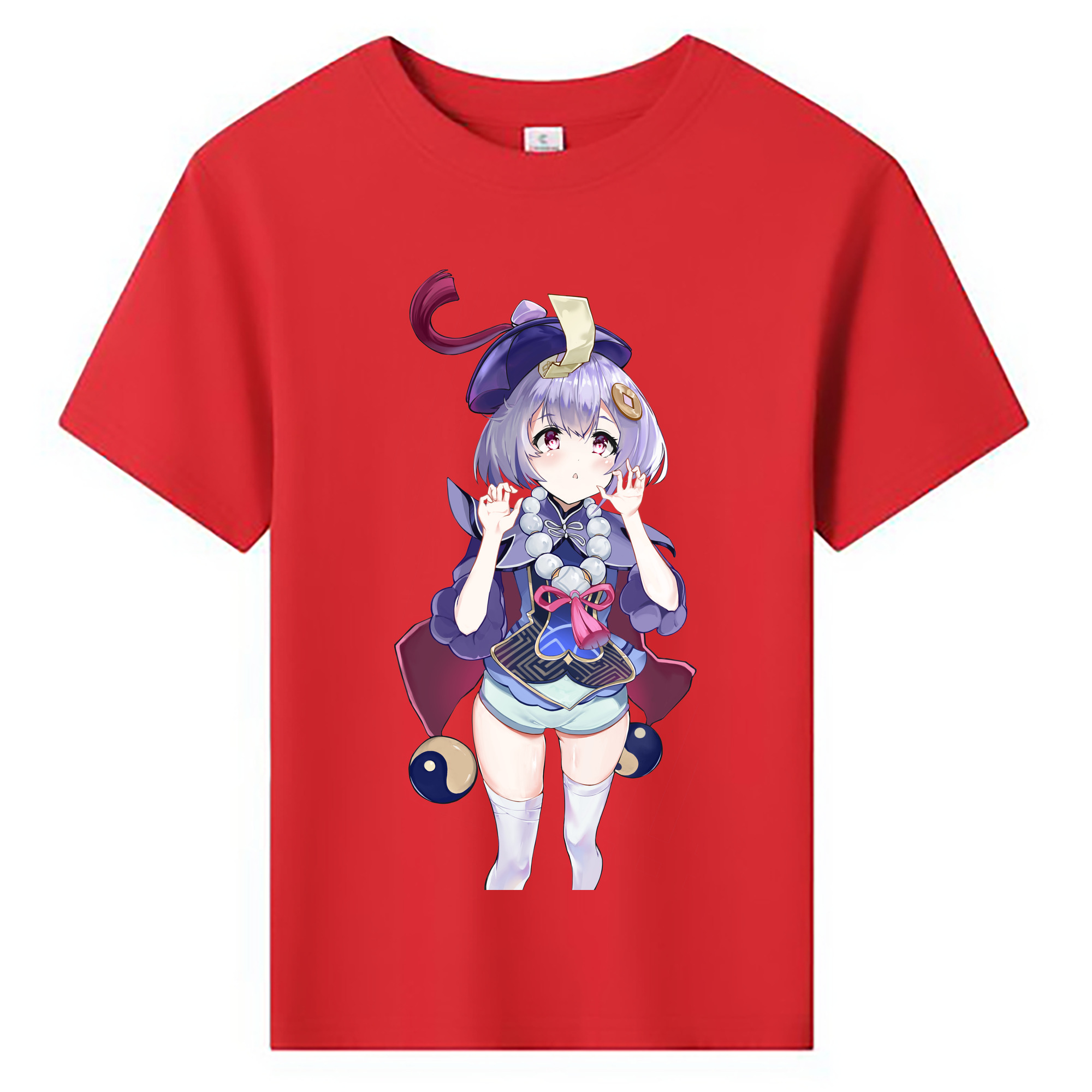 げんし神 七七 なな  genshin Nana 綿100％キッズTシャツ（フロントプリント）