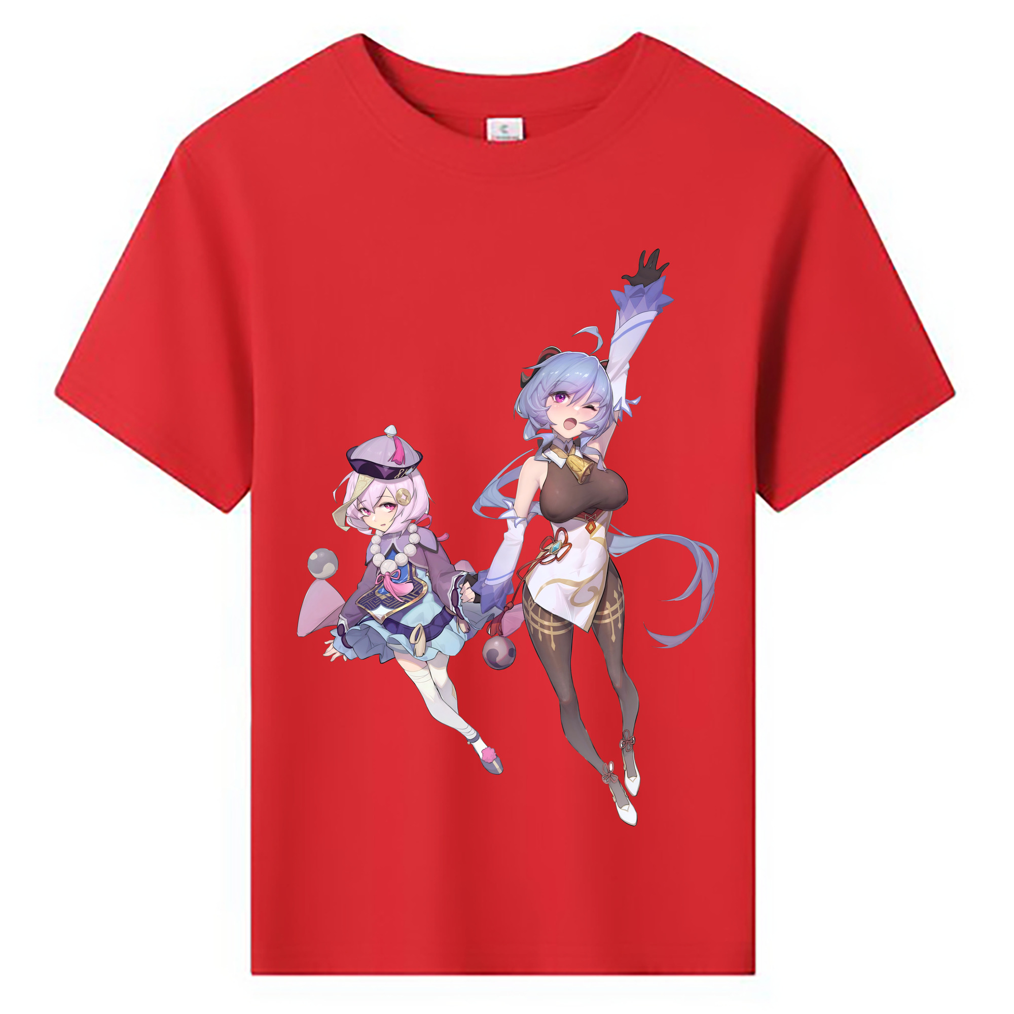 げんし神 七七 なな  genshin Nana 綿100％キッズTシャツ（フロントプリント）