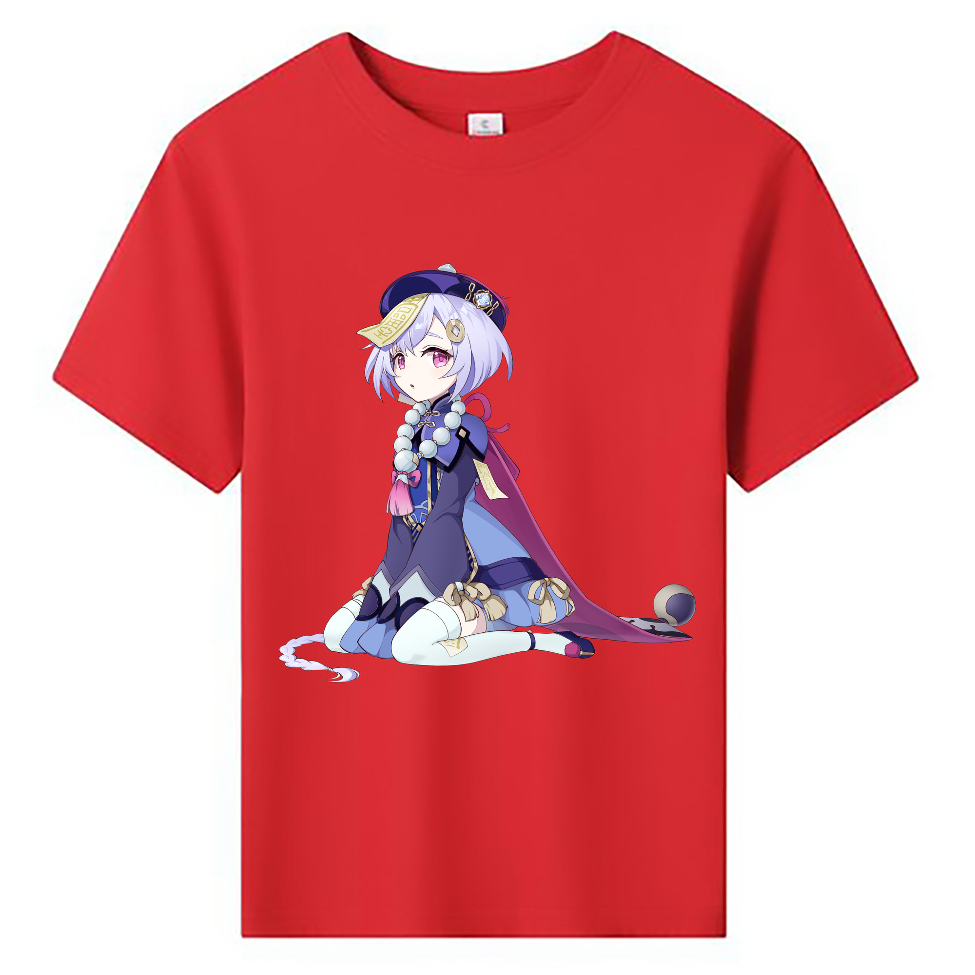 げんし神 七七 なな  genshin Nana 綿100％キッズTシャツ（フロントプリント）