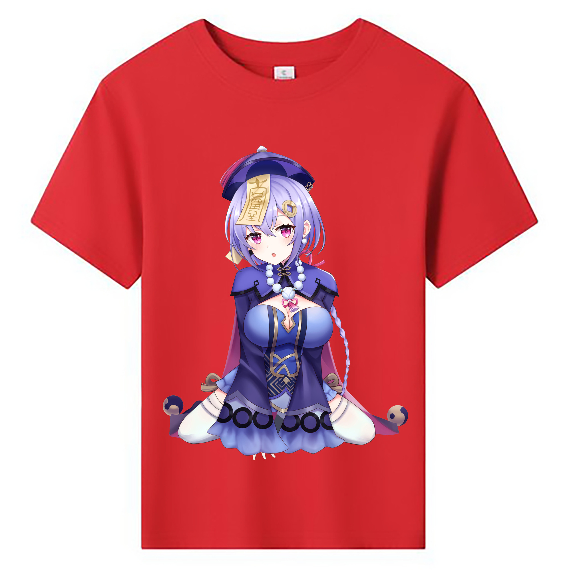 げんし神 七七 なな  genshin Nana 綿100％キッズTシャツ（フロントプリント）