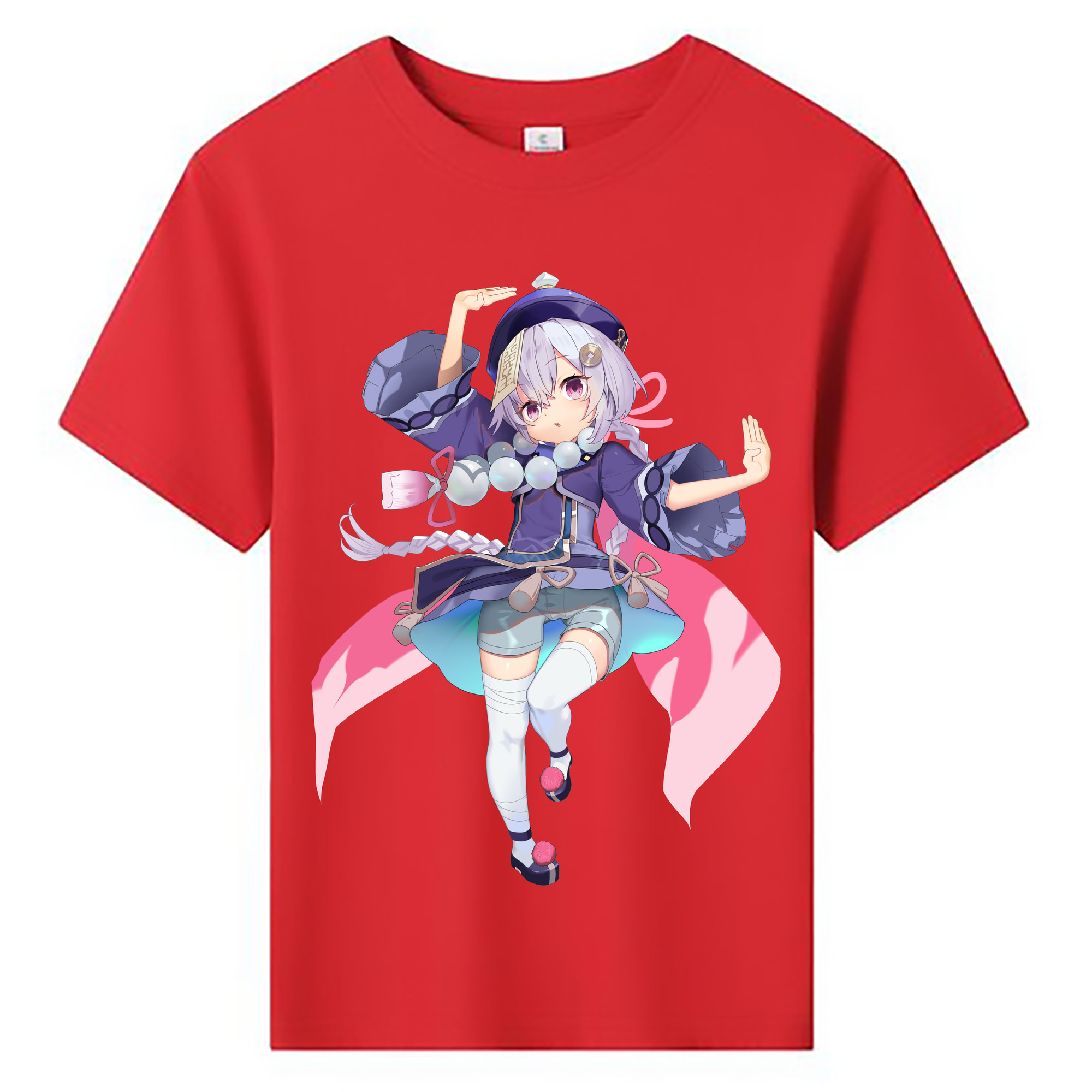 げんし神 七七 なな  genshin Nana 綿100％キッズTシャツ（フロントプリント）