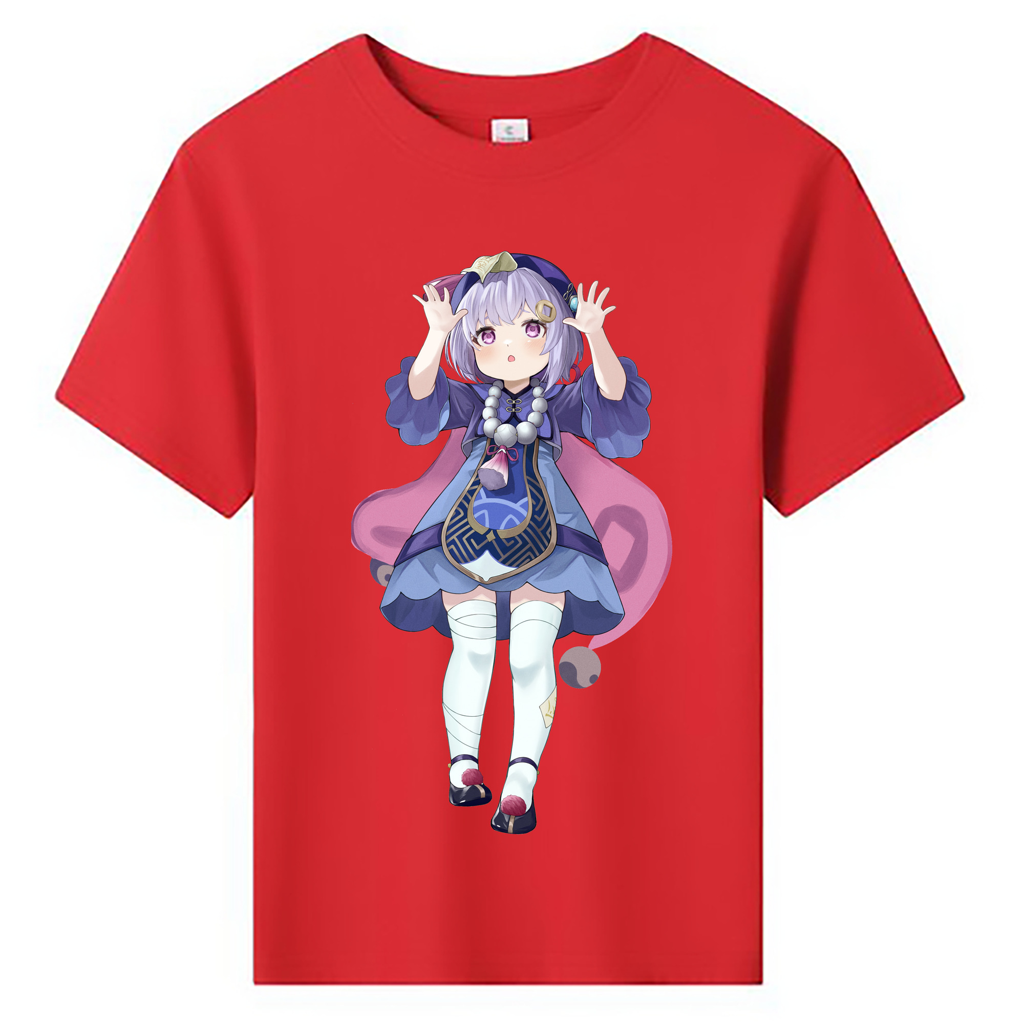 げんし神 七七 なな  genshin Nana 綿100％キッズTシャツ（フロントプリント）