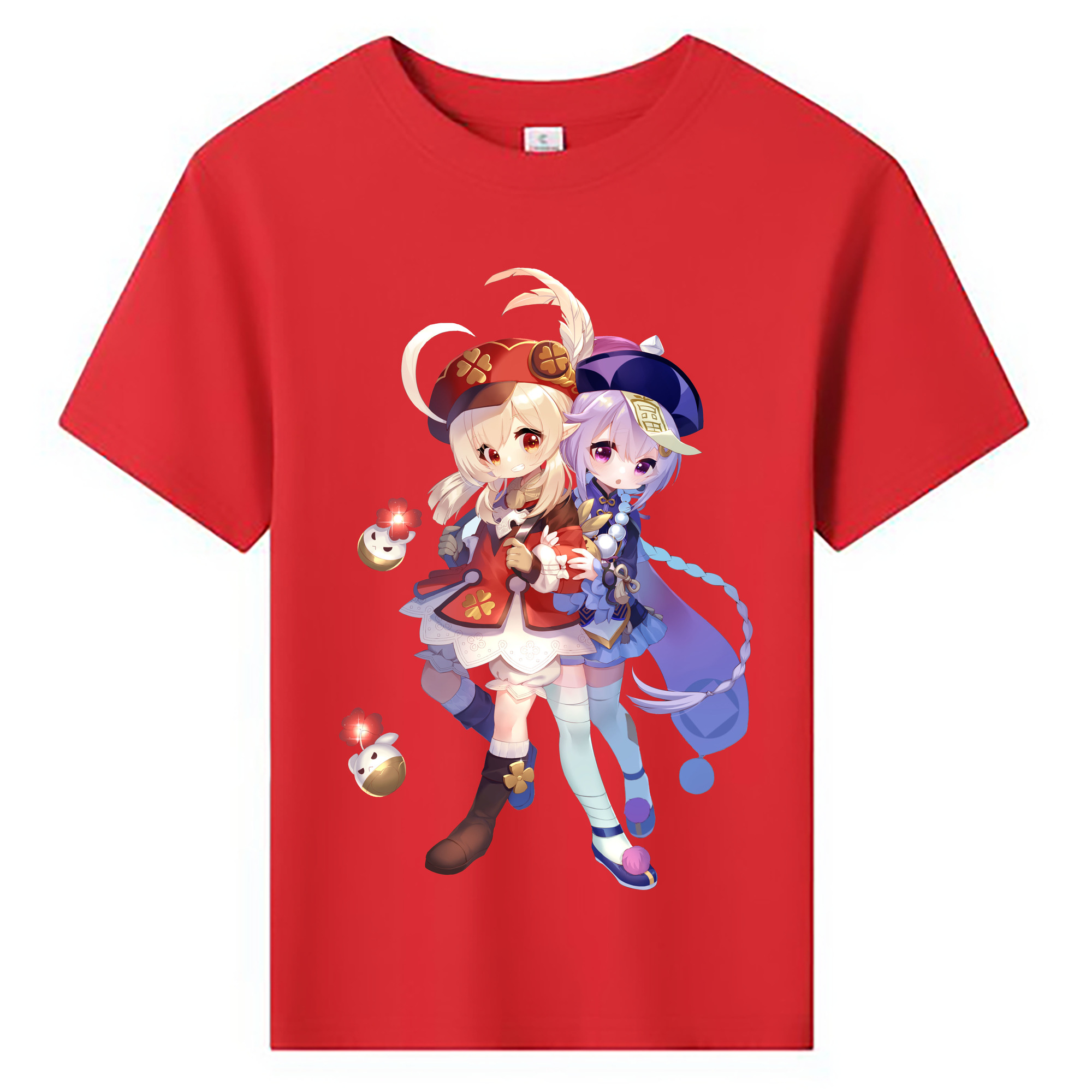 げんし神 七七 なな  genshin Nana 綿100％キッズTシャツ（フロントプリント）