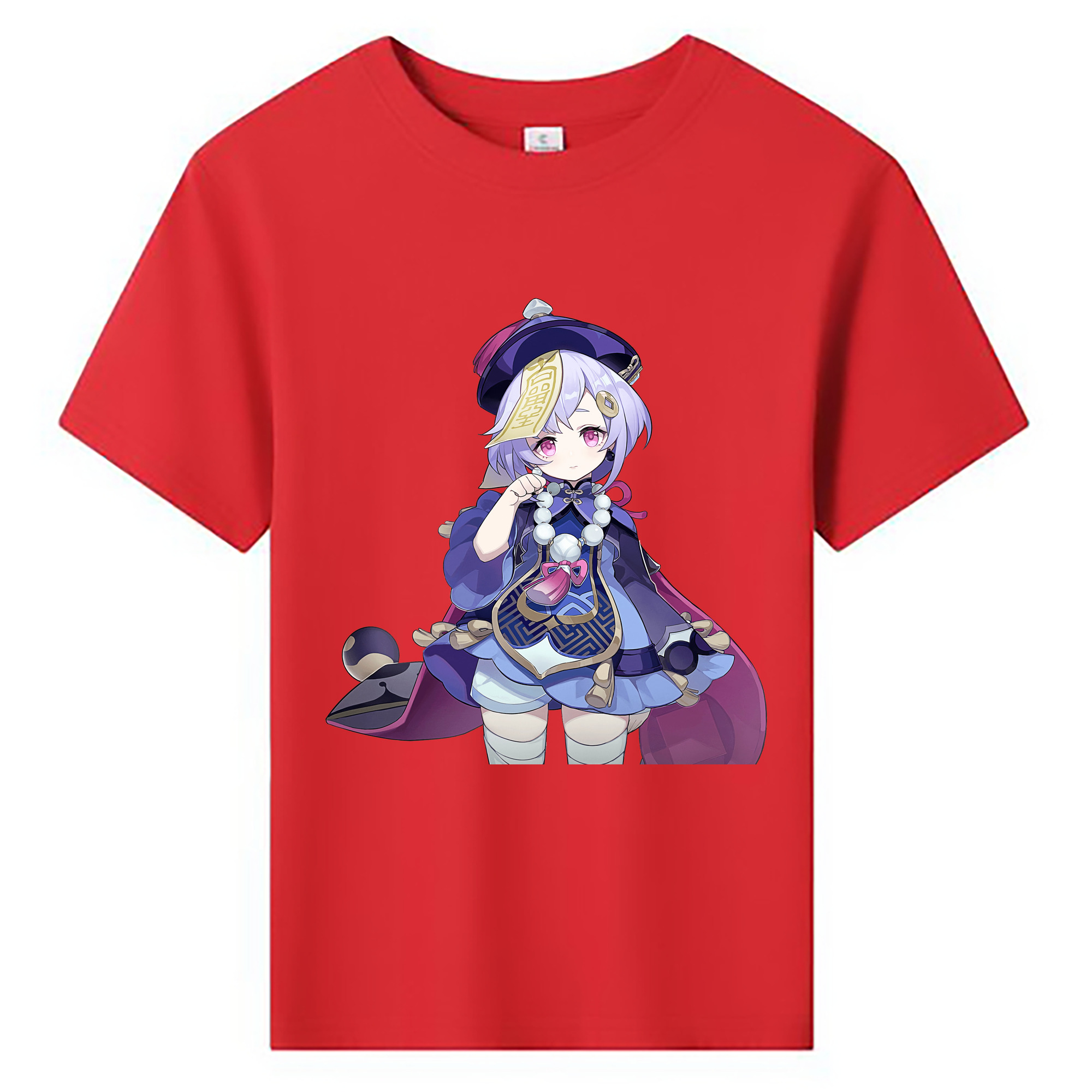 げんし神 七七 なな  genshin Nana 綿100％キッズTシャツ（フロントプリント）