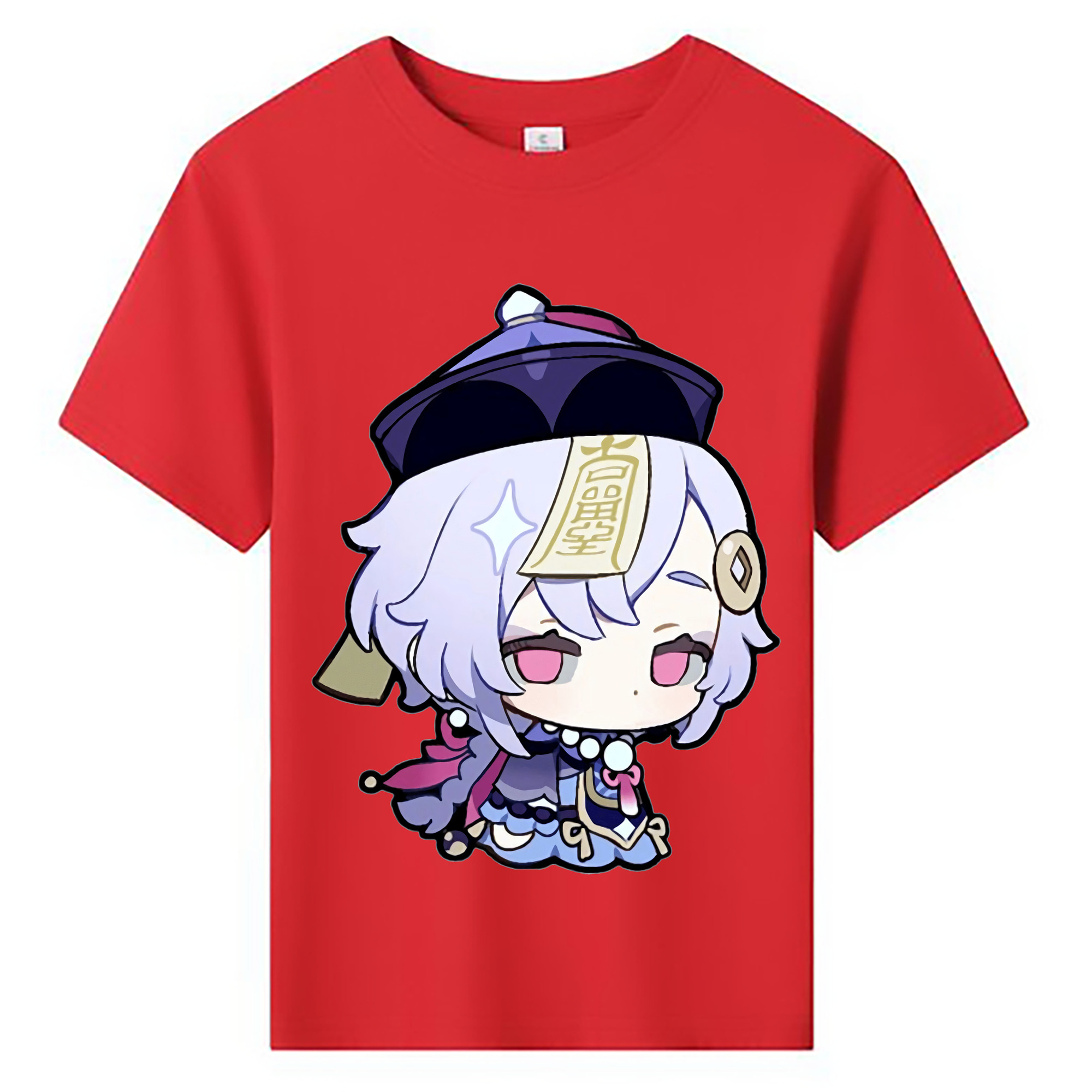 げんし神 七七 なな  genshin Nana 綿100％キッズTシャツ（フロントプリント）