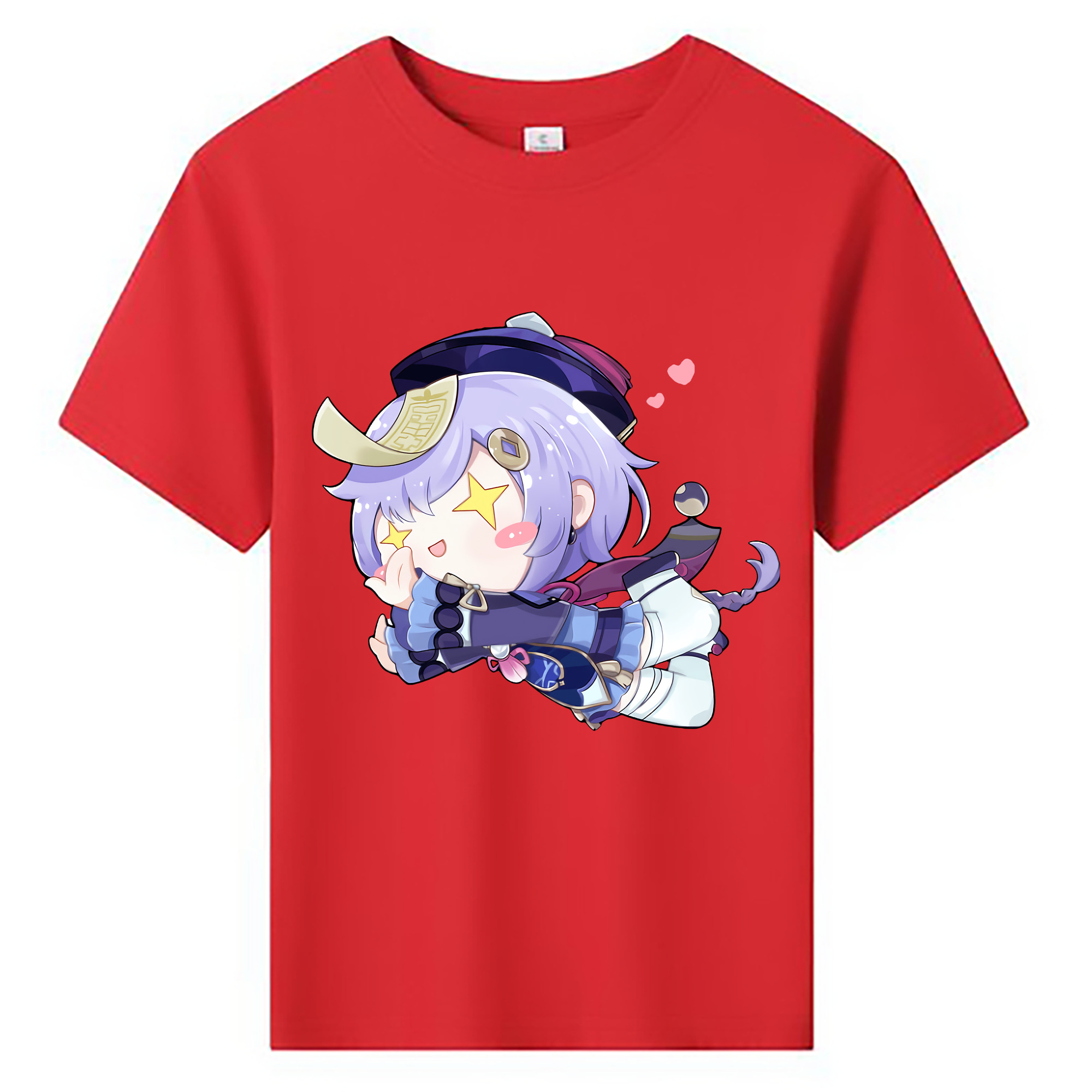 げんし神 七七 なな  genshin Nana 綿100％キッズTシャツ（フロントプリント）