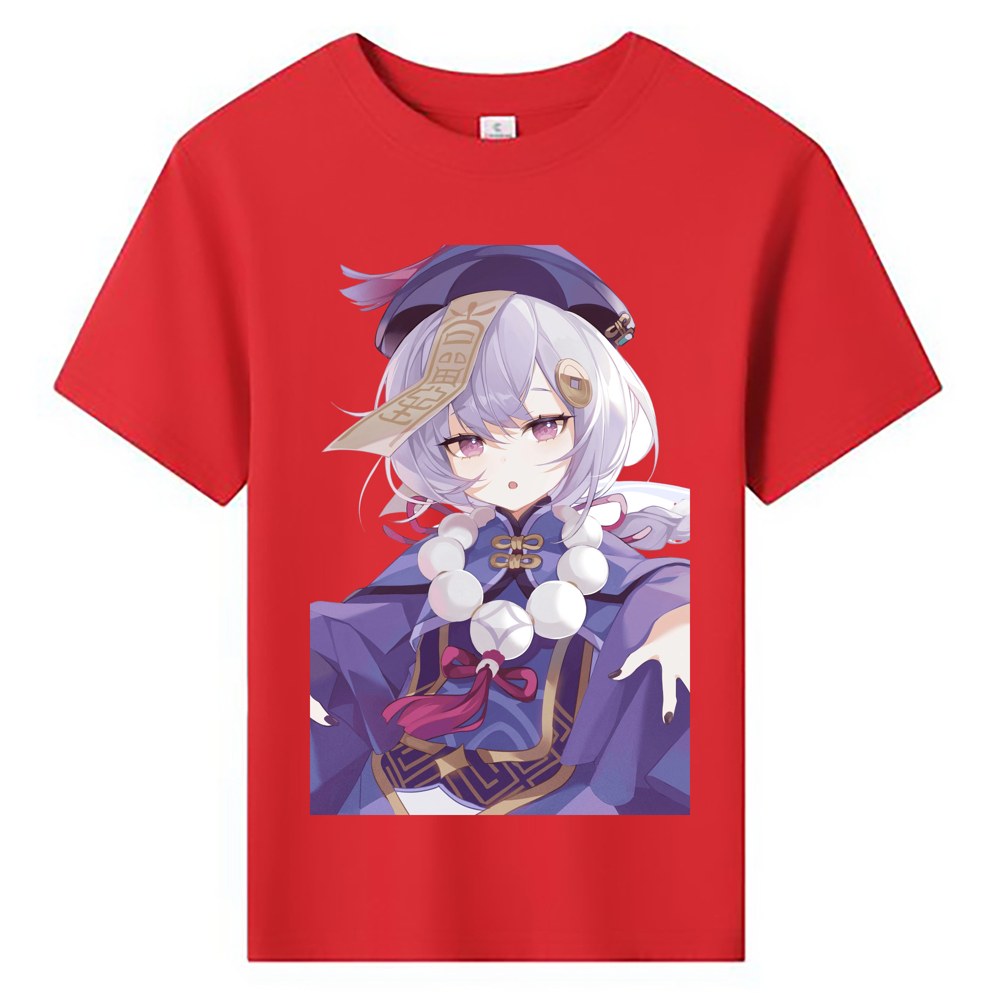 げんし神 七七 なな  genshin Nana 綿100％キッズTシャツ（フロントプリント）