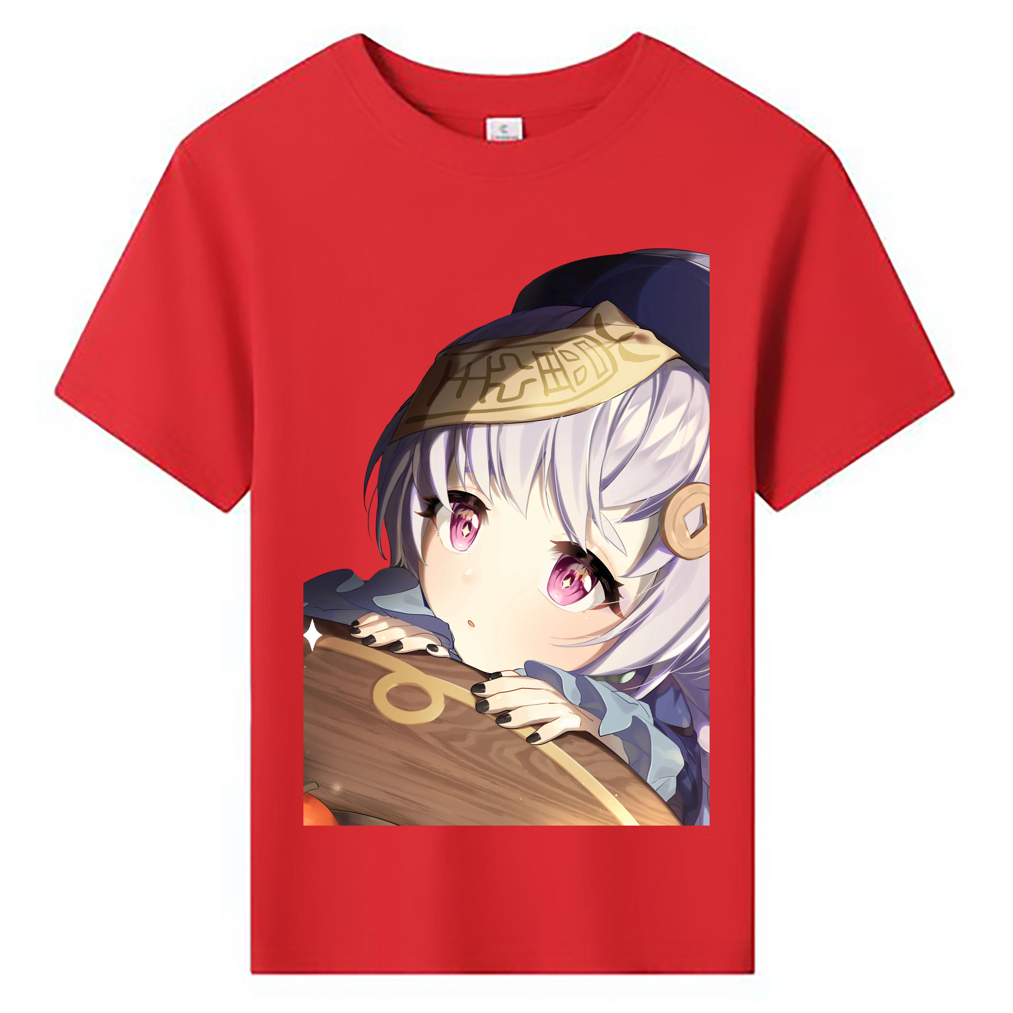 げんし神 七七 なな  genshin Nana 綿100％キッズTシャツ（フロントプリント）