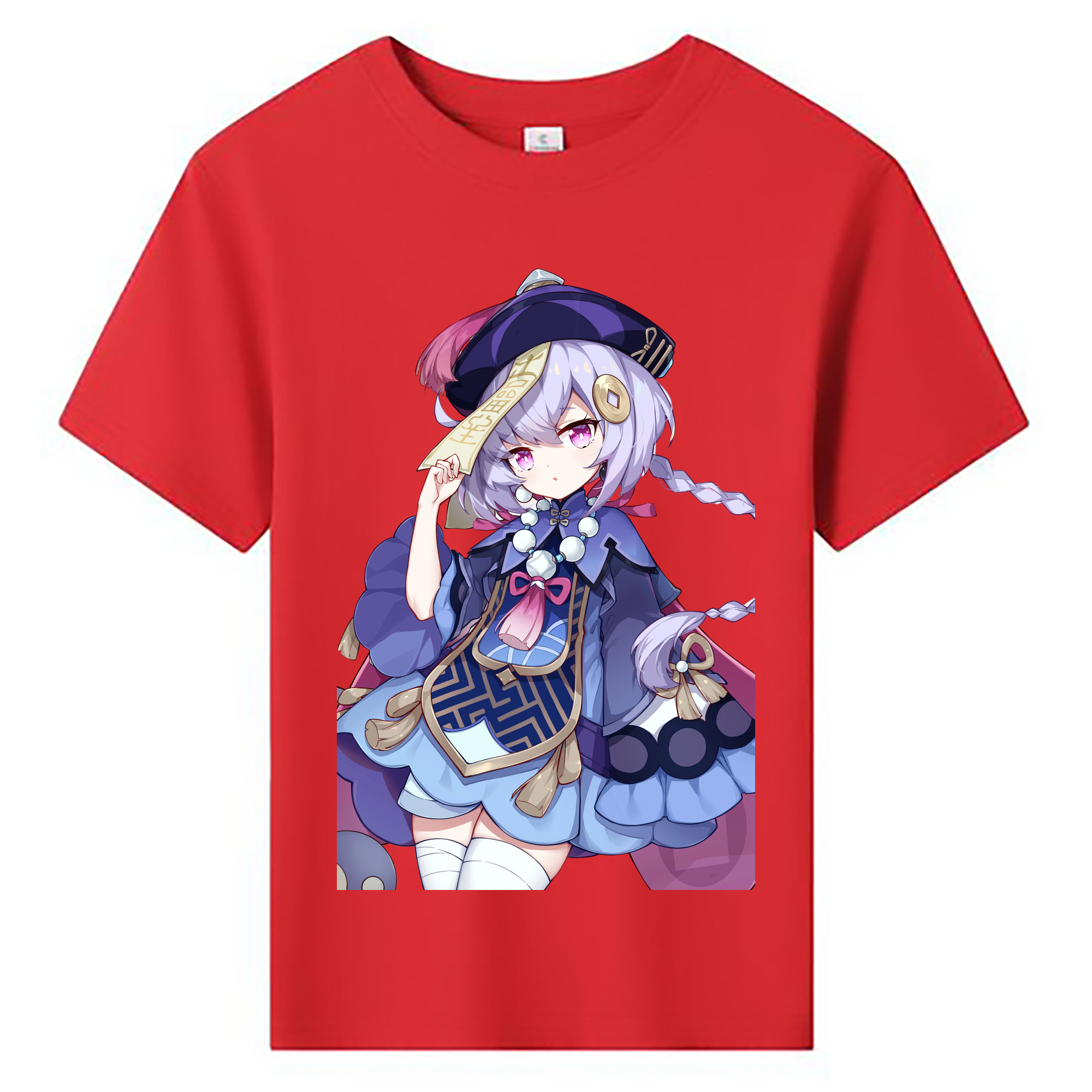 げんし神 七七 なな  genshin Nana 綿100％キッズTシャツ（フロントプリント）