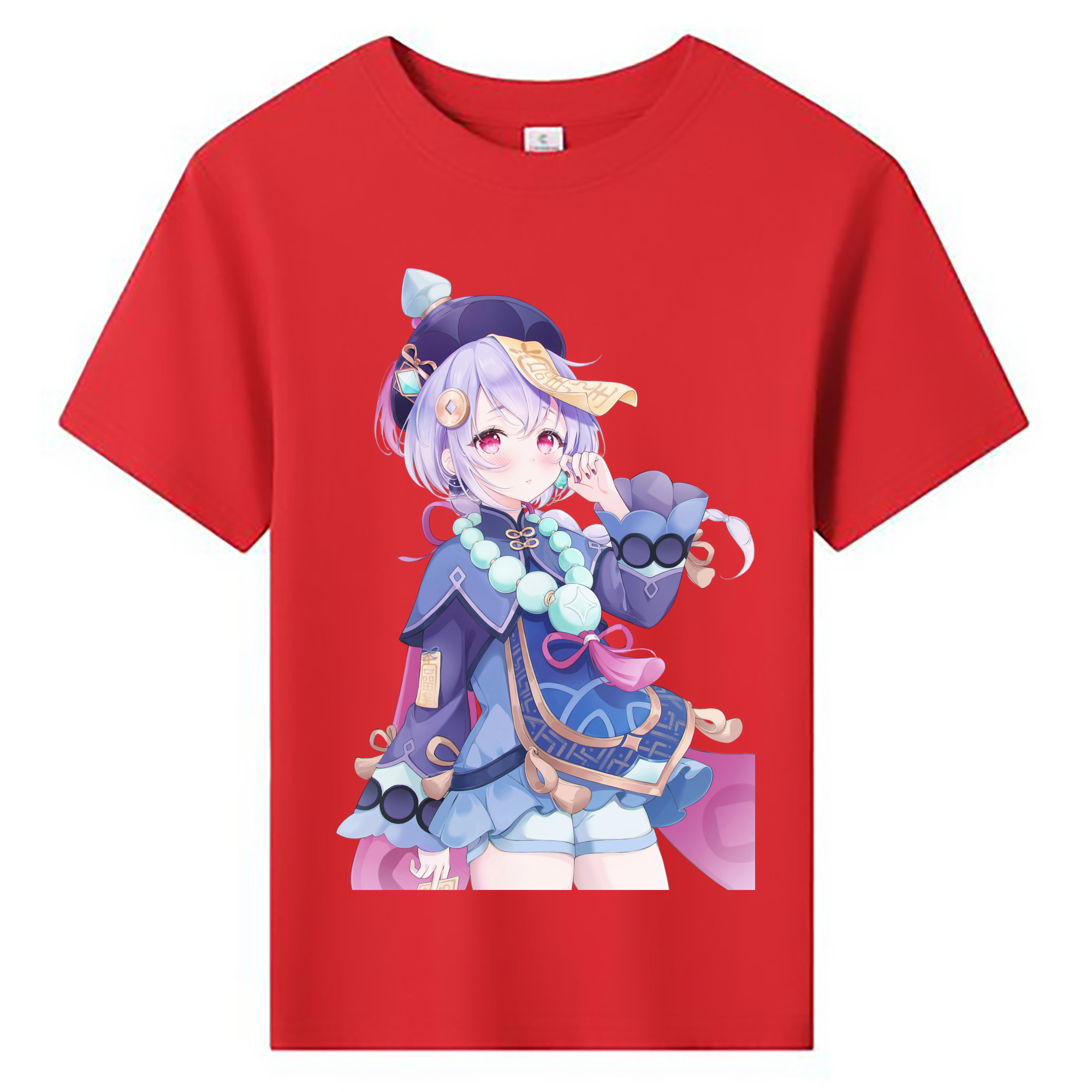 げんし神 七七 なな  genshin Nana 綿100％キッズTシャツ（フロントプリント）