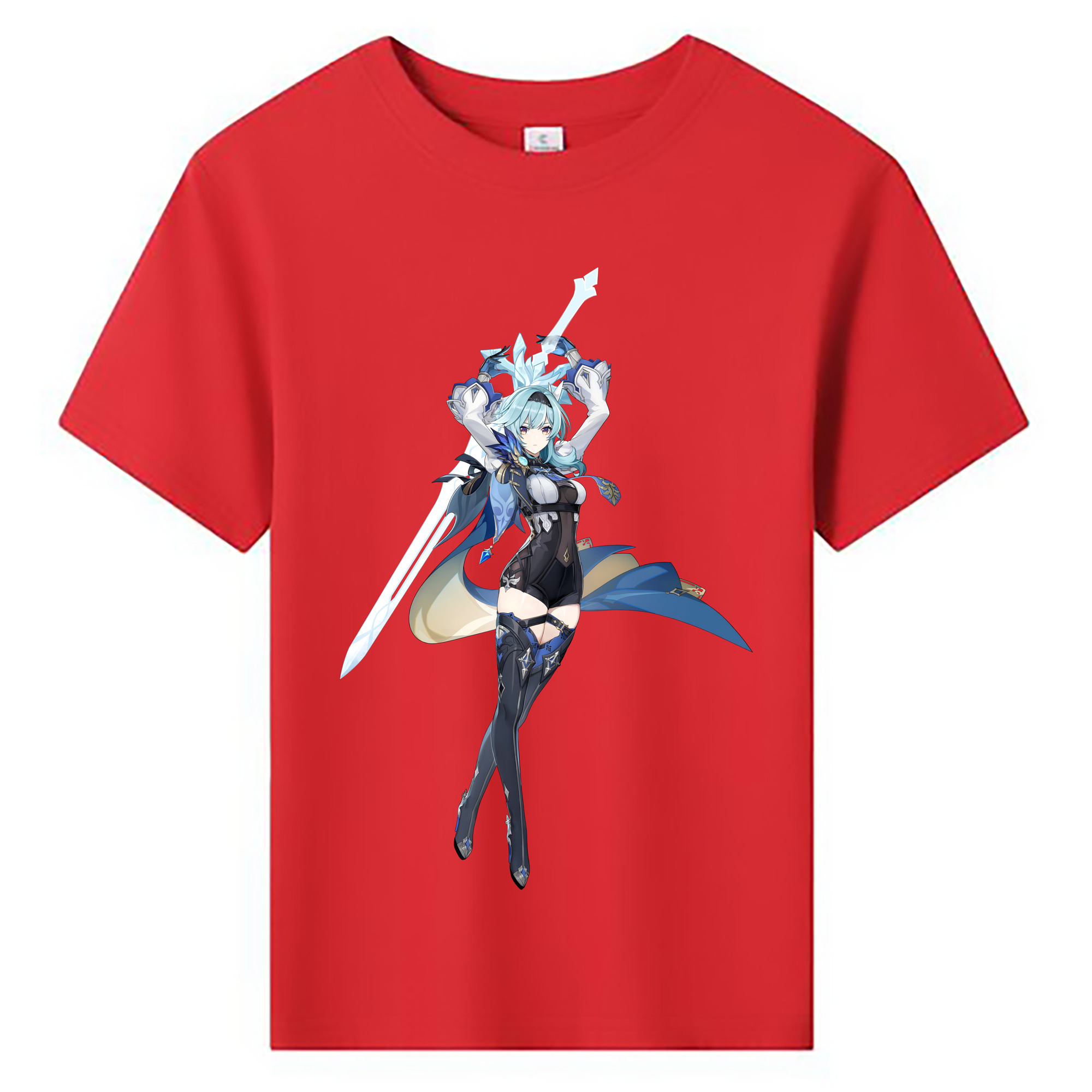 げんし神 优菈 ゆうら genshin Yūra 綿100％キッズTシャツ（フロントプリント）