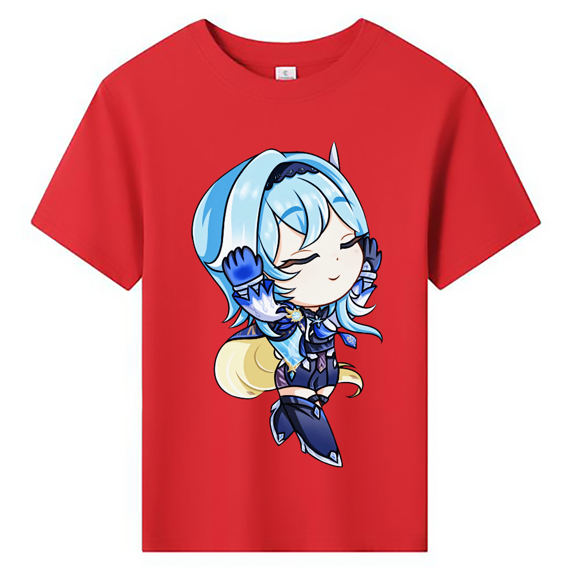 げんし神 优菈 ゆうら genshin Yūra 綿100％キッズTシャツ（フロントプリント）