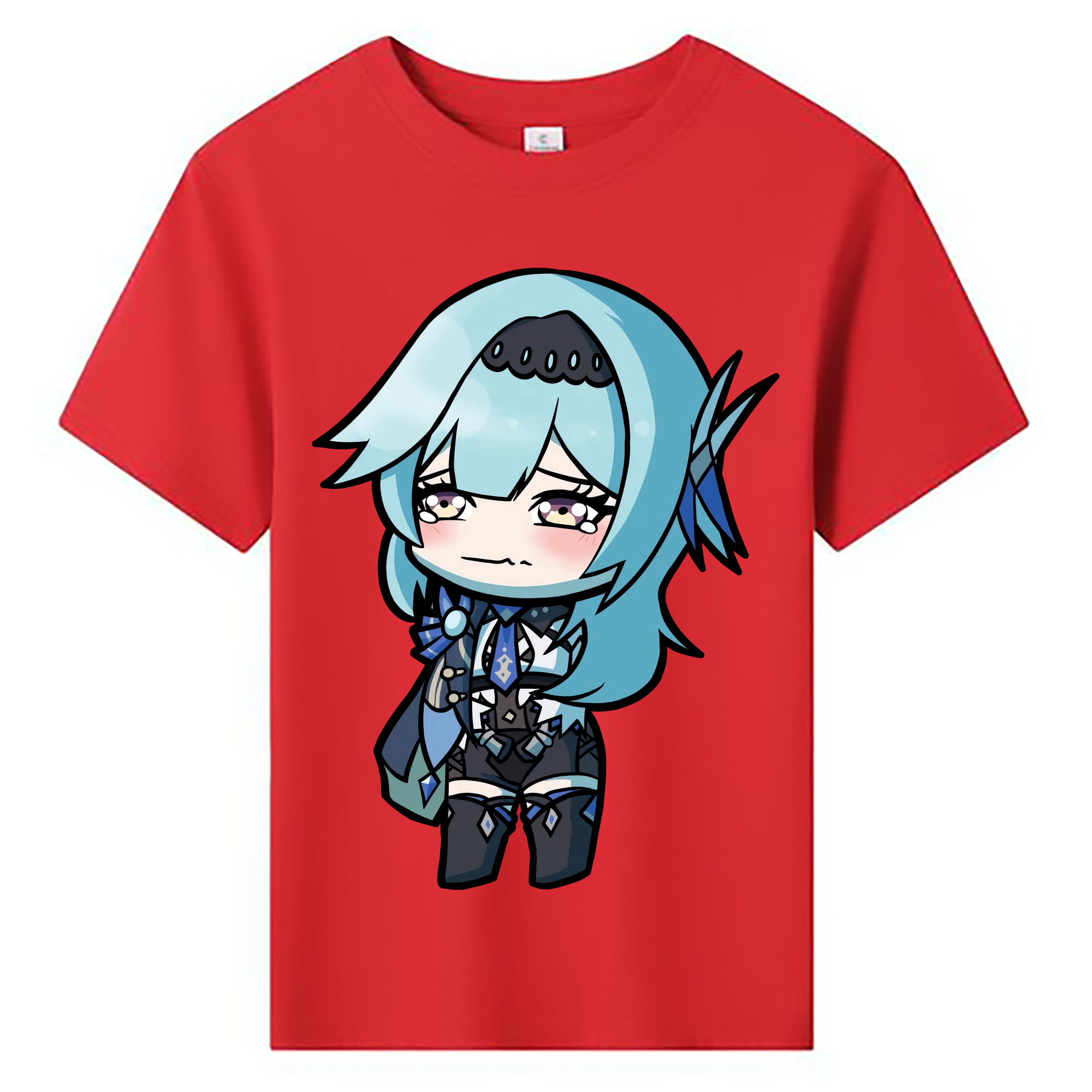げんし神 优菈 ゆうら genshin Yūra 綿100％キッズTシャツ（フロントプリント）