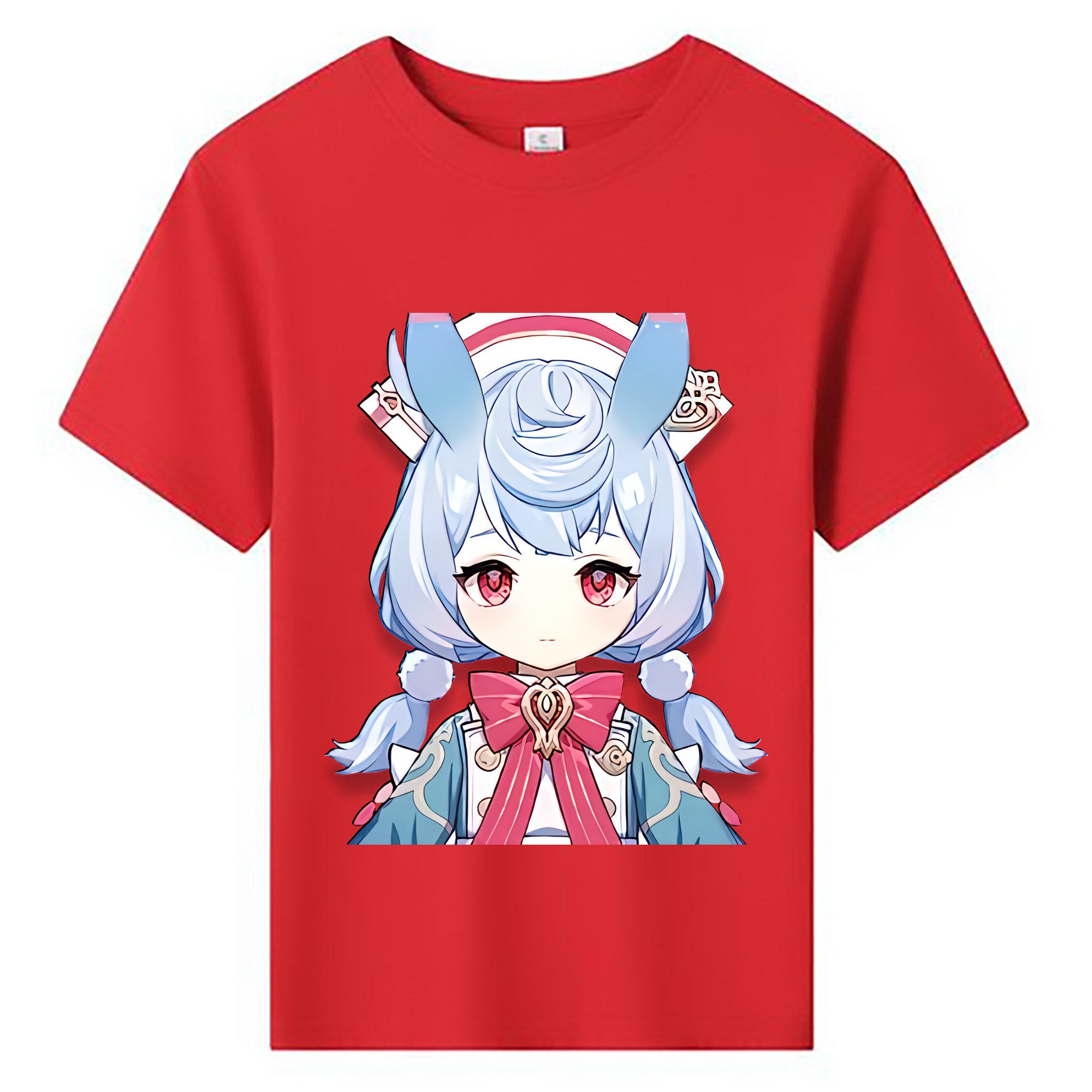 げんし神 シゲウィン genshin Shigewin 綿100％キッズTシャツ（フロントプリント）