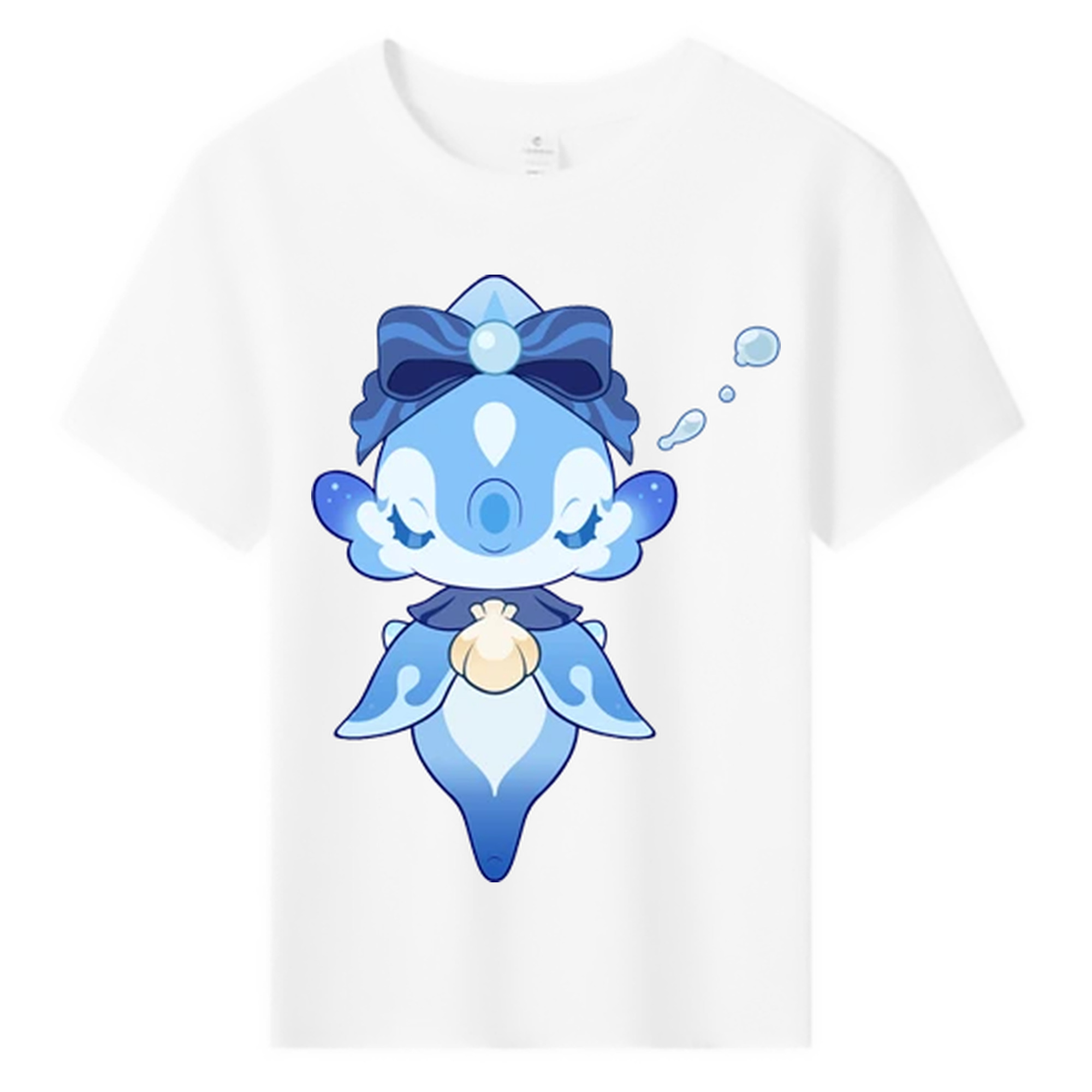 げんし神 フリーナ genshin Furina 綿100％キッズTシャツ（フロントプリント）