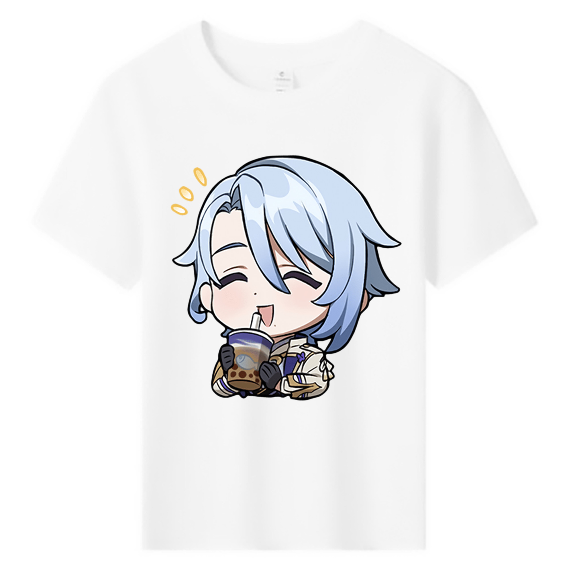 げんし神 神里綾人 かみさとあやと genshin Kamisato Ayato 綿100％キッズTシャツ（フロントプリント）