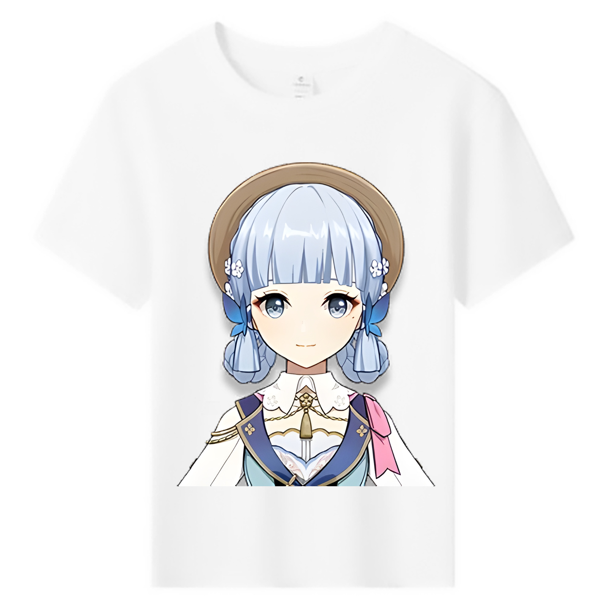 げんし神 神里綾華 神宮寺レン genshin Kamimiya Ren 綿100％キッズTシャツ（フロントプリント）