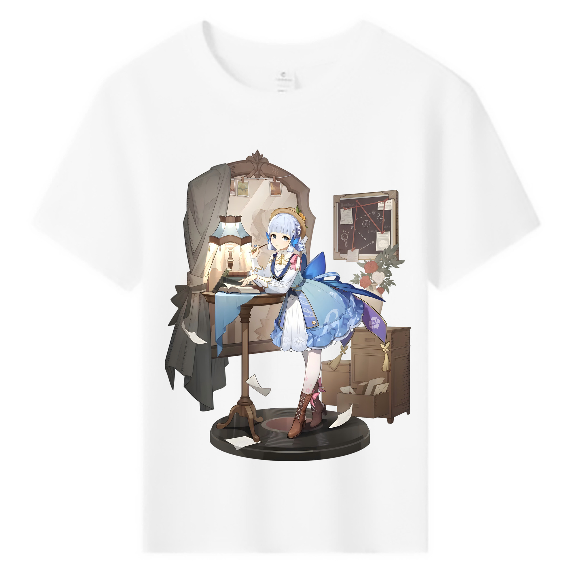 げんし神 神里綾華 神宮寺レン genshin Kamimiya Ren 綿100％キッズTシャツ（フロントプリント）