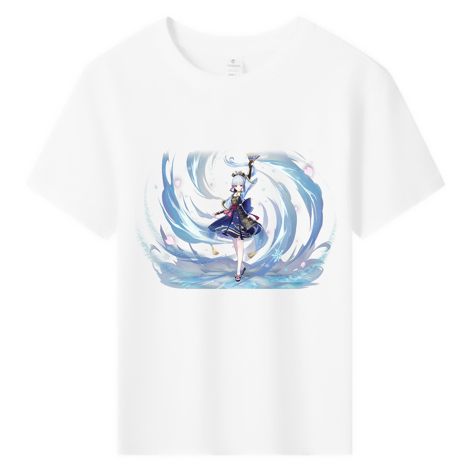 げんし神 神里綾華 神宮寺レン genshin Kamimiya Ren 綿100％キッズTシャツ（フロントプリント）