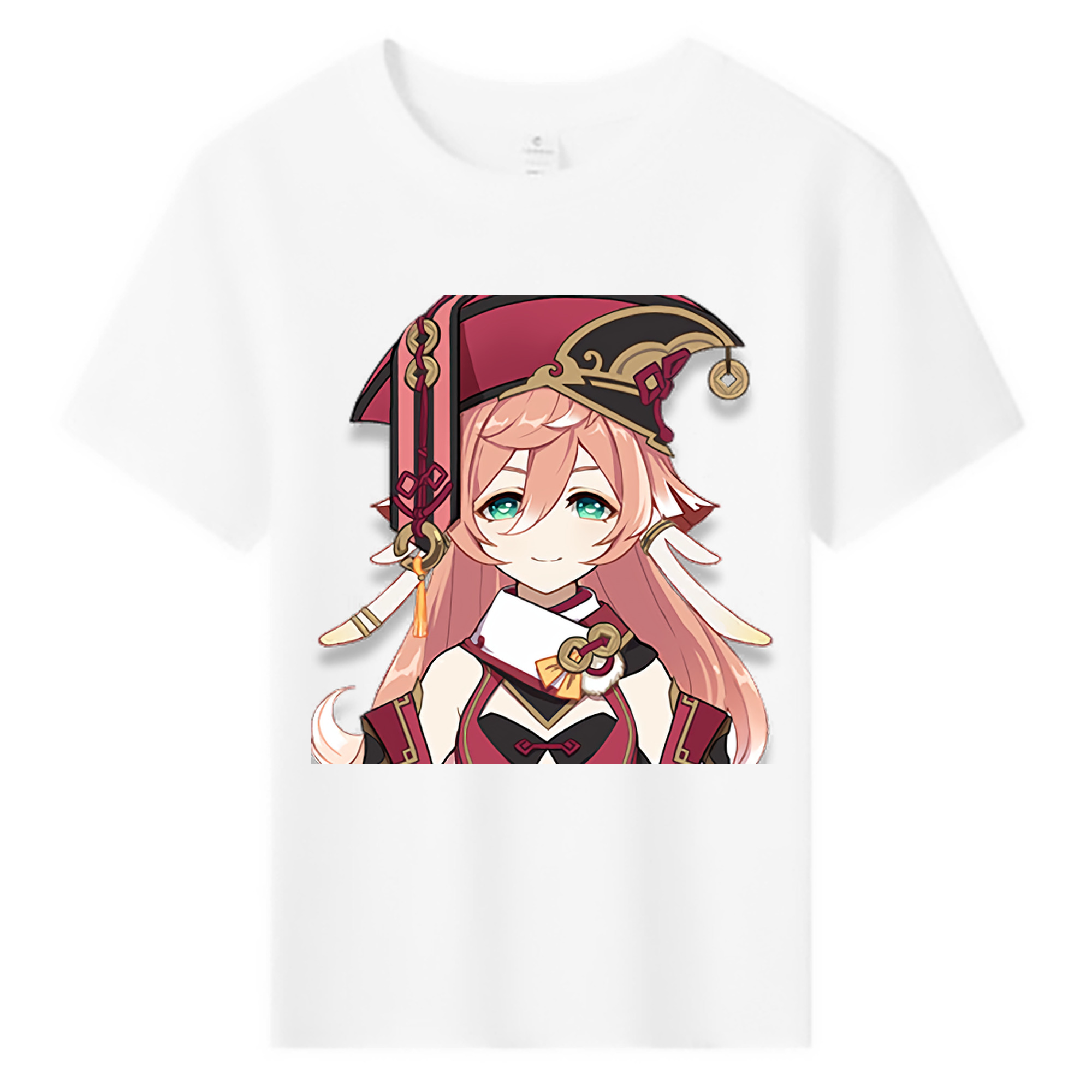 げんし神 ヤンフェイ genshin Yanfei 綿100％キッズTシャツ（フロントプリント）