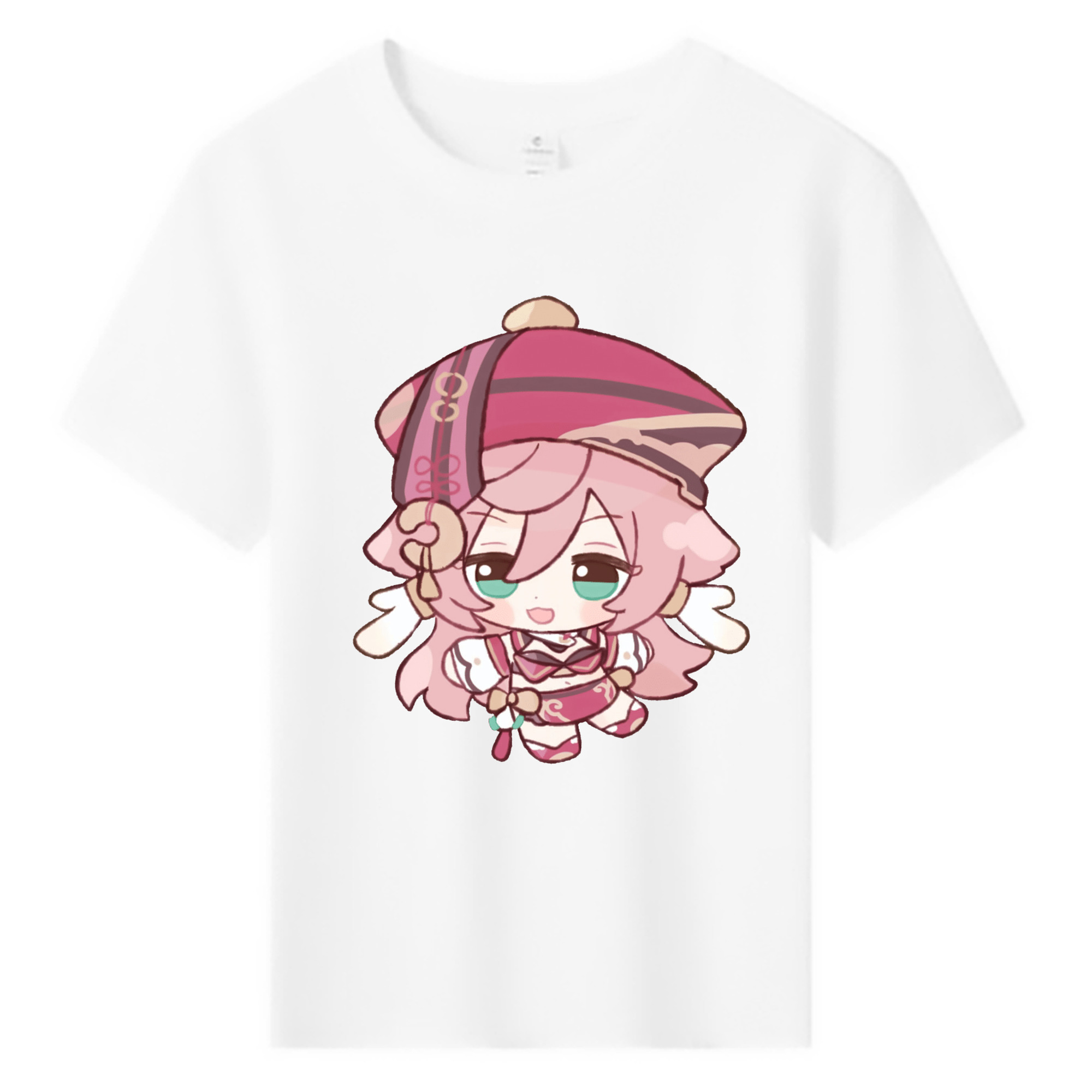 げんし神 ヤンフェイ genshin Yanfei 綿100％キッズTシャツ（フロントプリント）