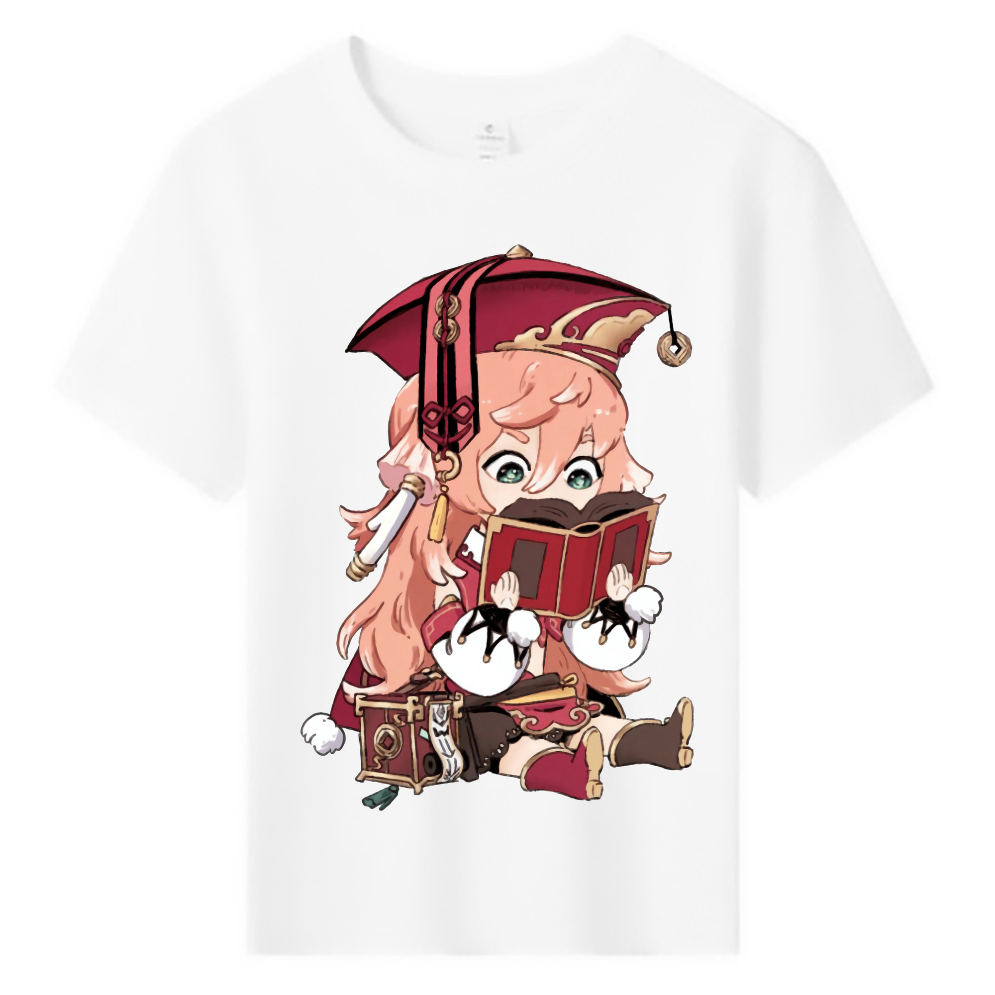 げんし神 ヤンフェイ genshin Yanfei 綿100％キッズTシャツ（フロントプリント）
