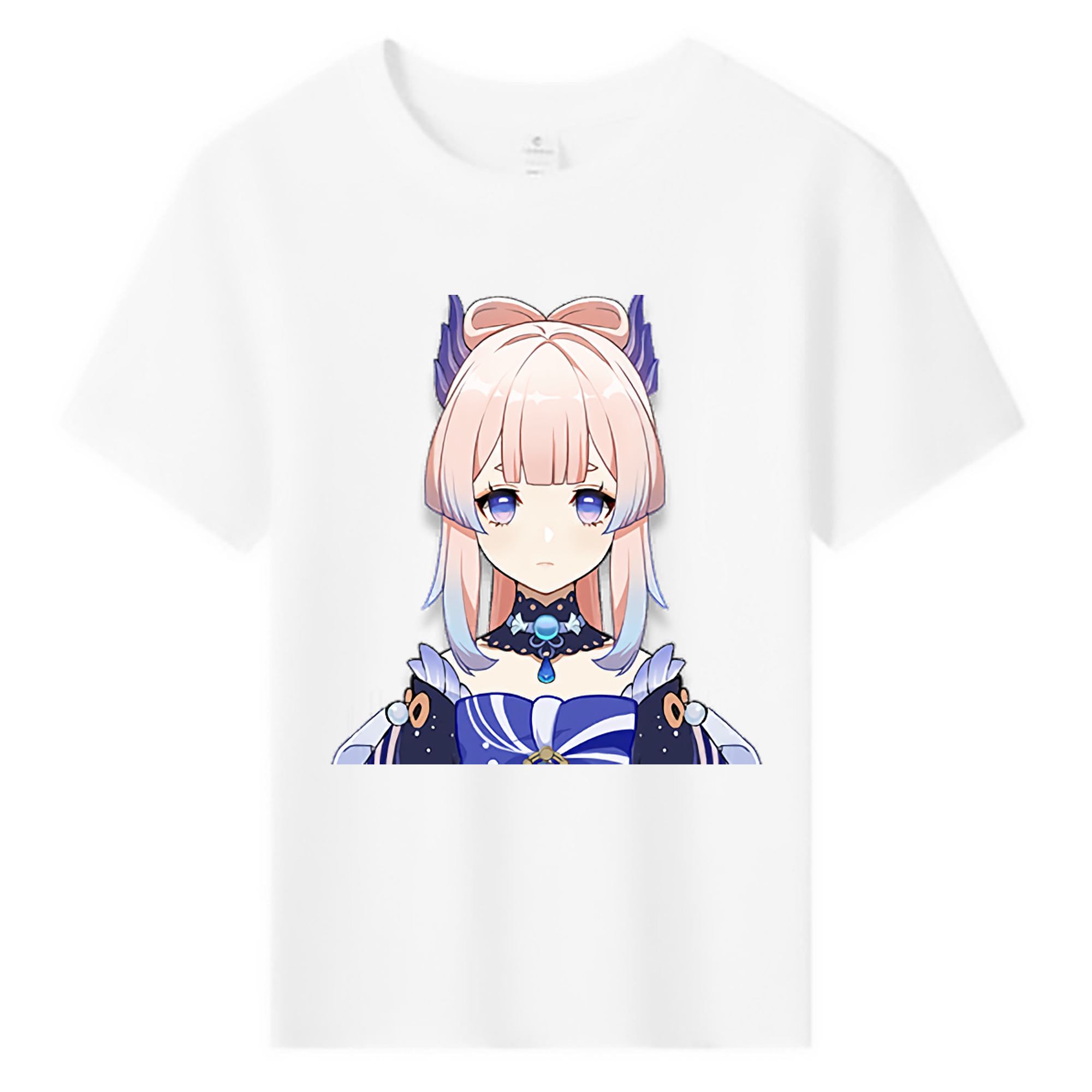 げんし神 珊瑚宮心海 サンゴノミヤ・ココミ genshin Sangonomiya Kokomi 綿100％キッズTシャツ（フロントプリント）