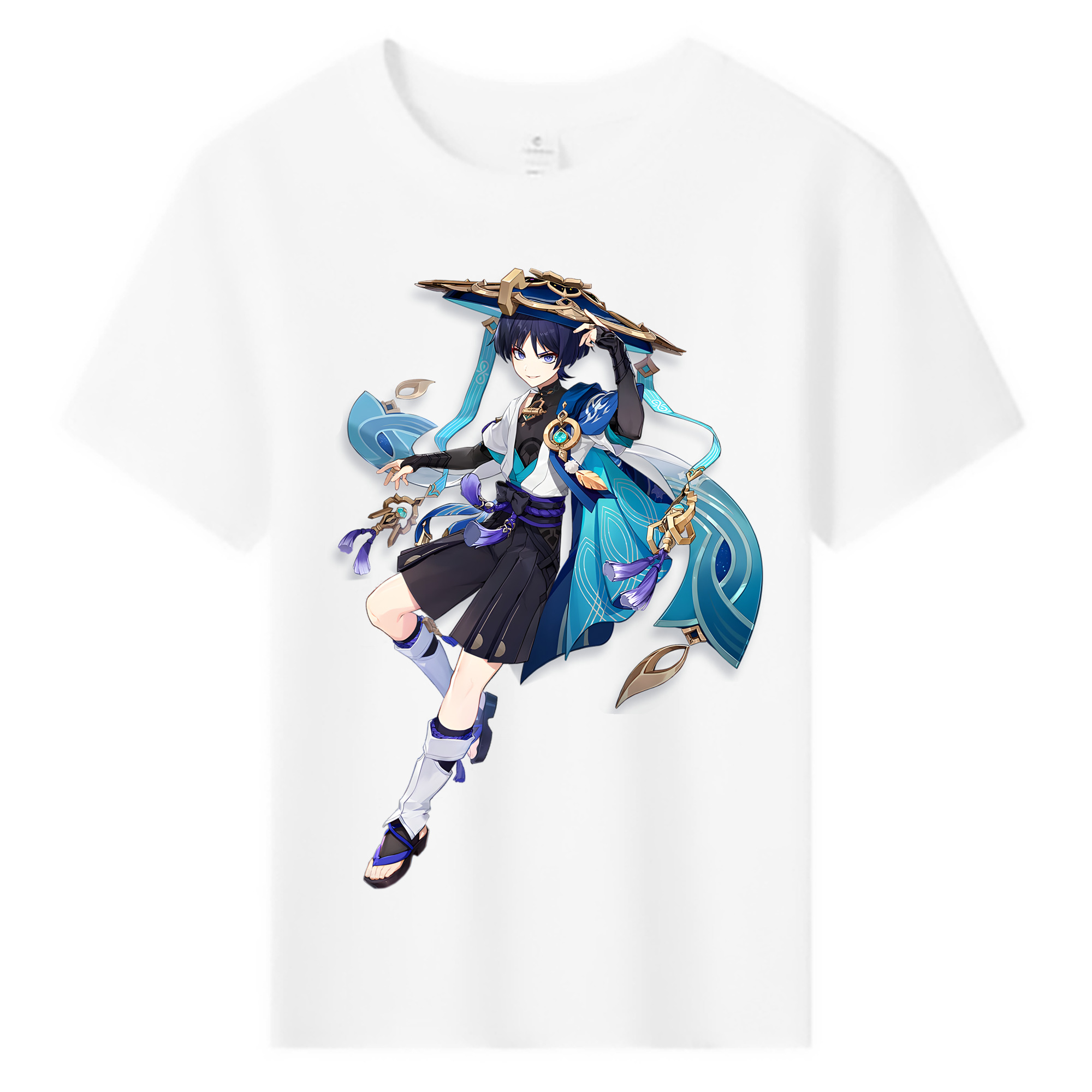 げんし神 さんペい genshin Sanpei 綿100％キッズTシャツ（フロントプリント）