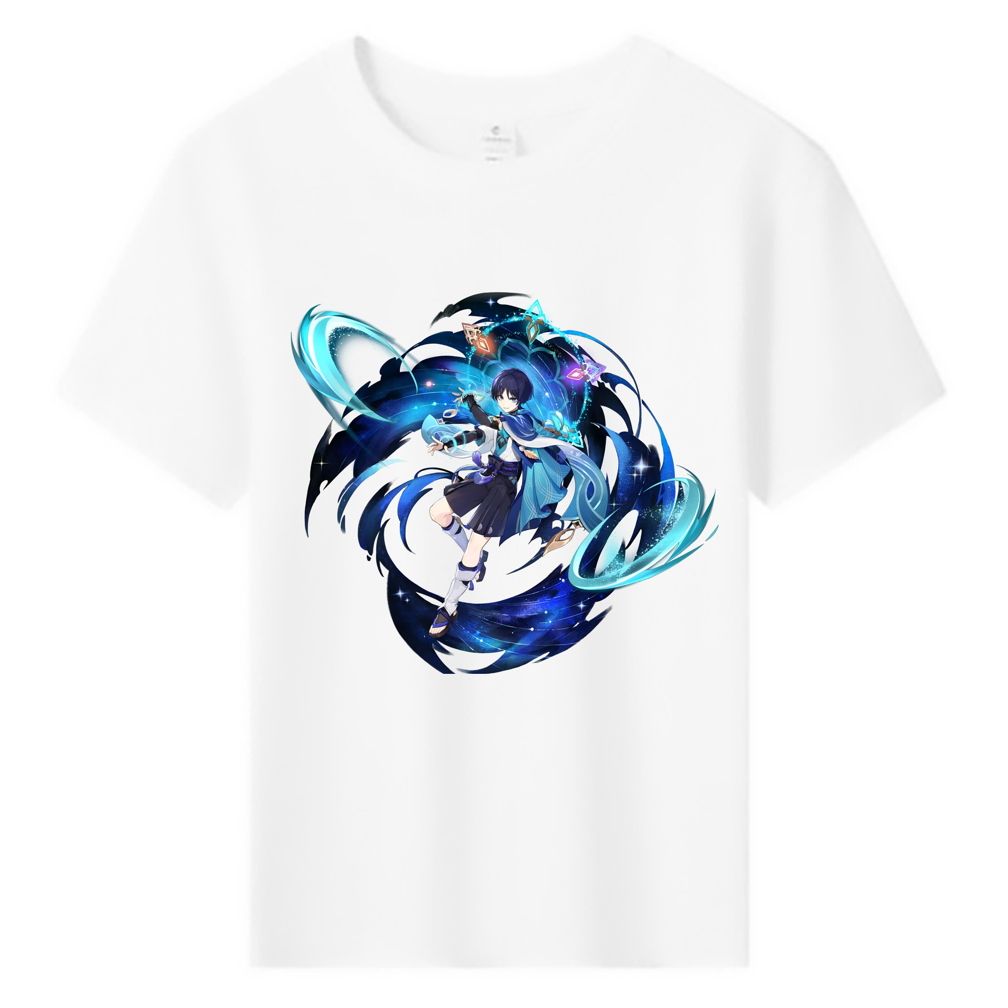 げんし神 さんペい genshin Sanpei 綿100％キッズTシャツ（フロントプリント）