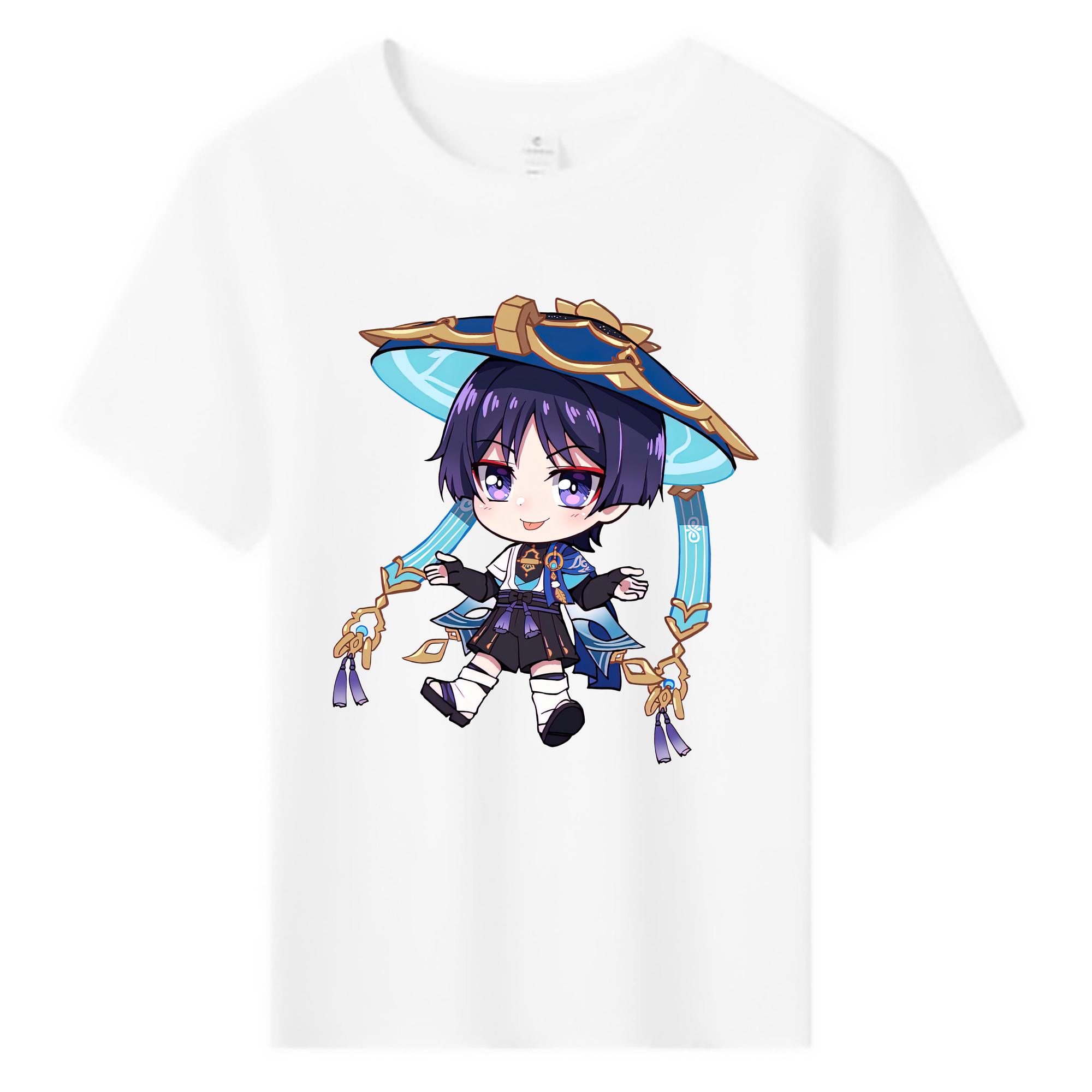 げんし神 さんペい genshin Sanpei 綿100％キッズTシャツ（フロントプリント）