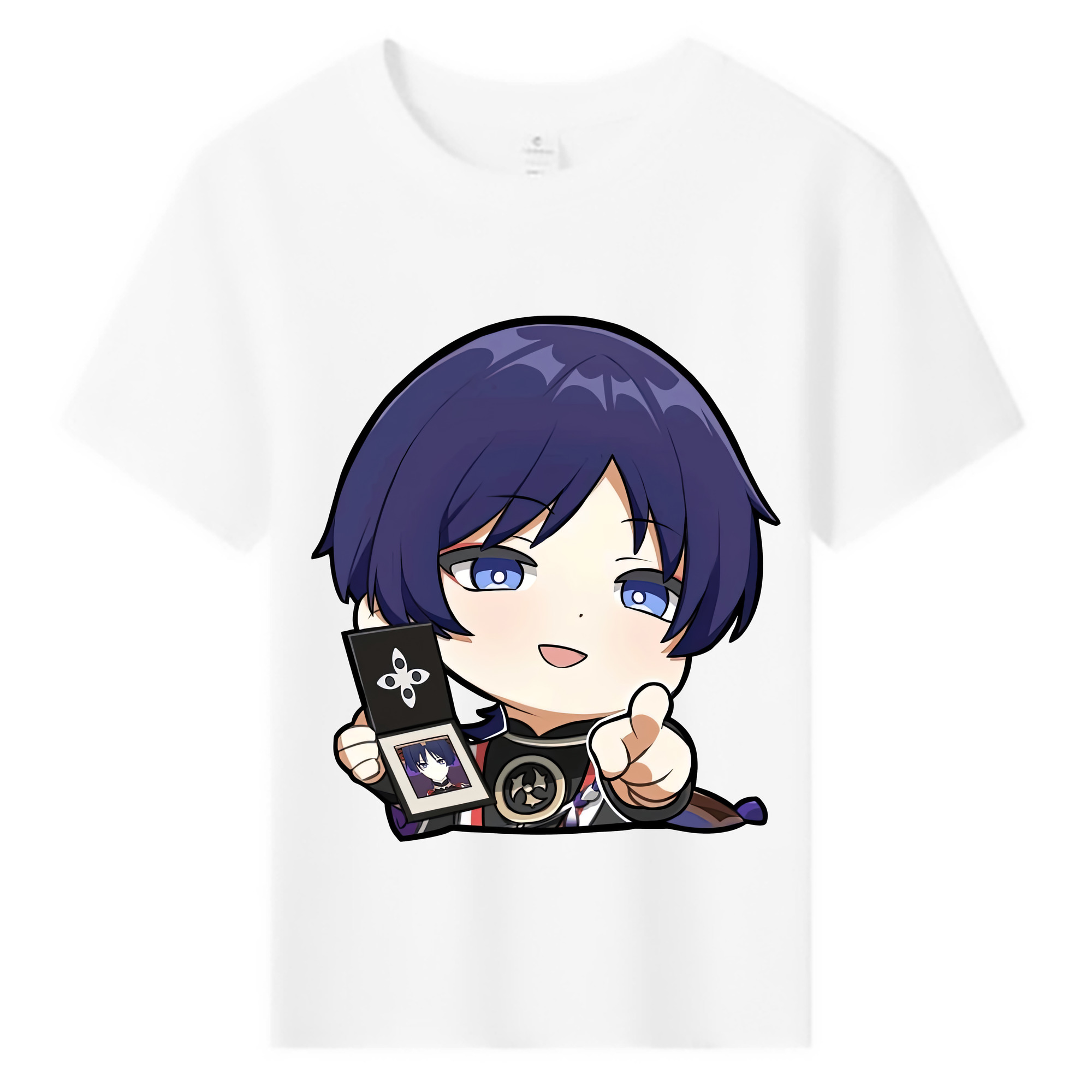 げんし神 さんペい genshin Sanpei 綿100％キッズTシャツ（フロントプリント）