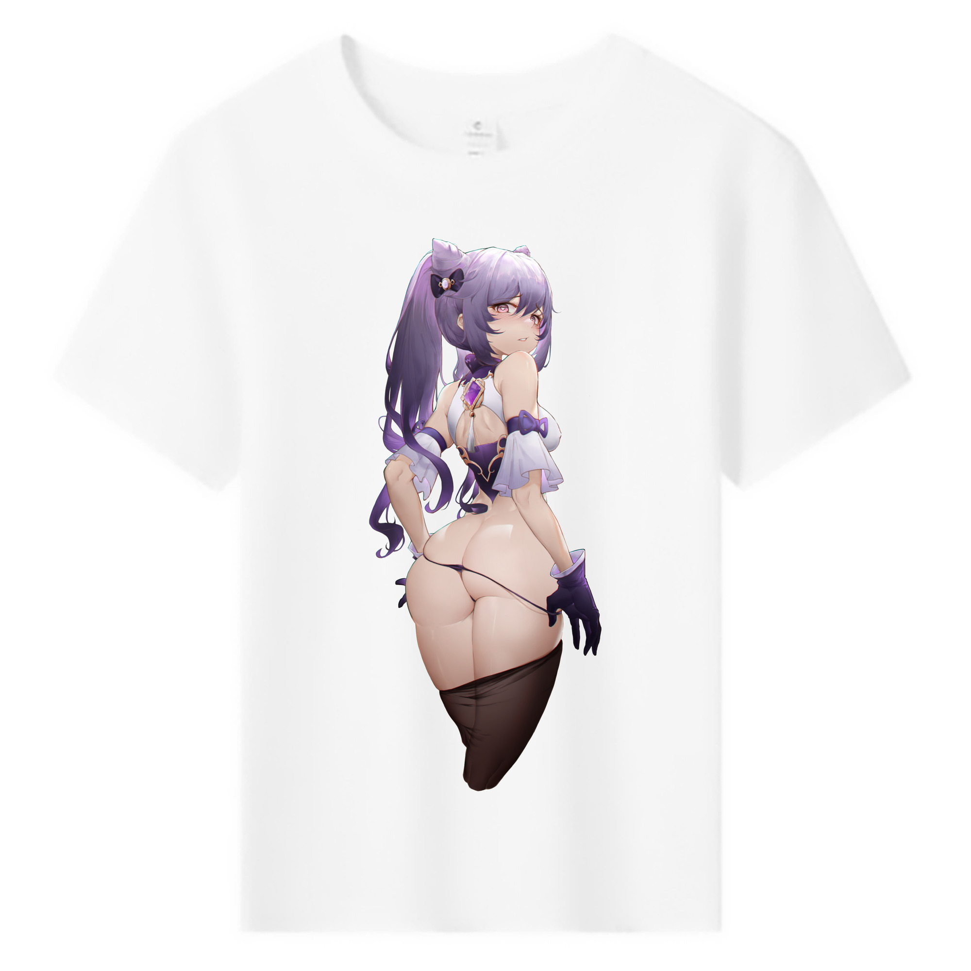げんし神 刻晴 こくせい genshin Kokusei 綿100％キッズTシャツ（フロントプリント）