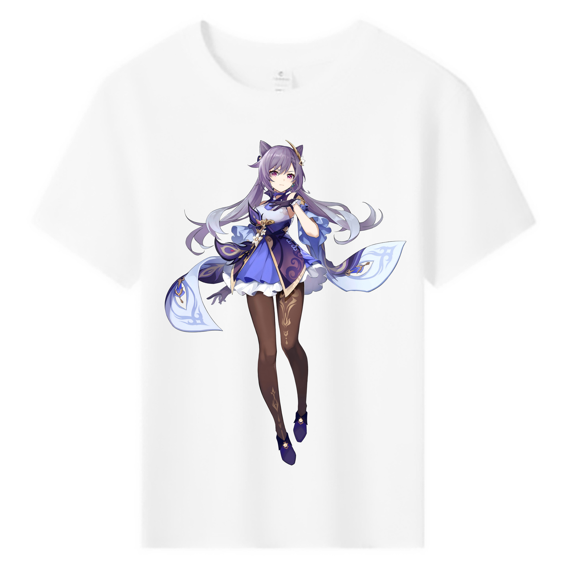 げんし神 刻晴 こくせい genshin Kokusei 綿100％キッズTシャツ（フロントプリント）