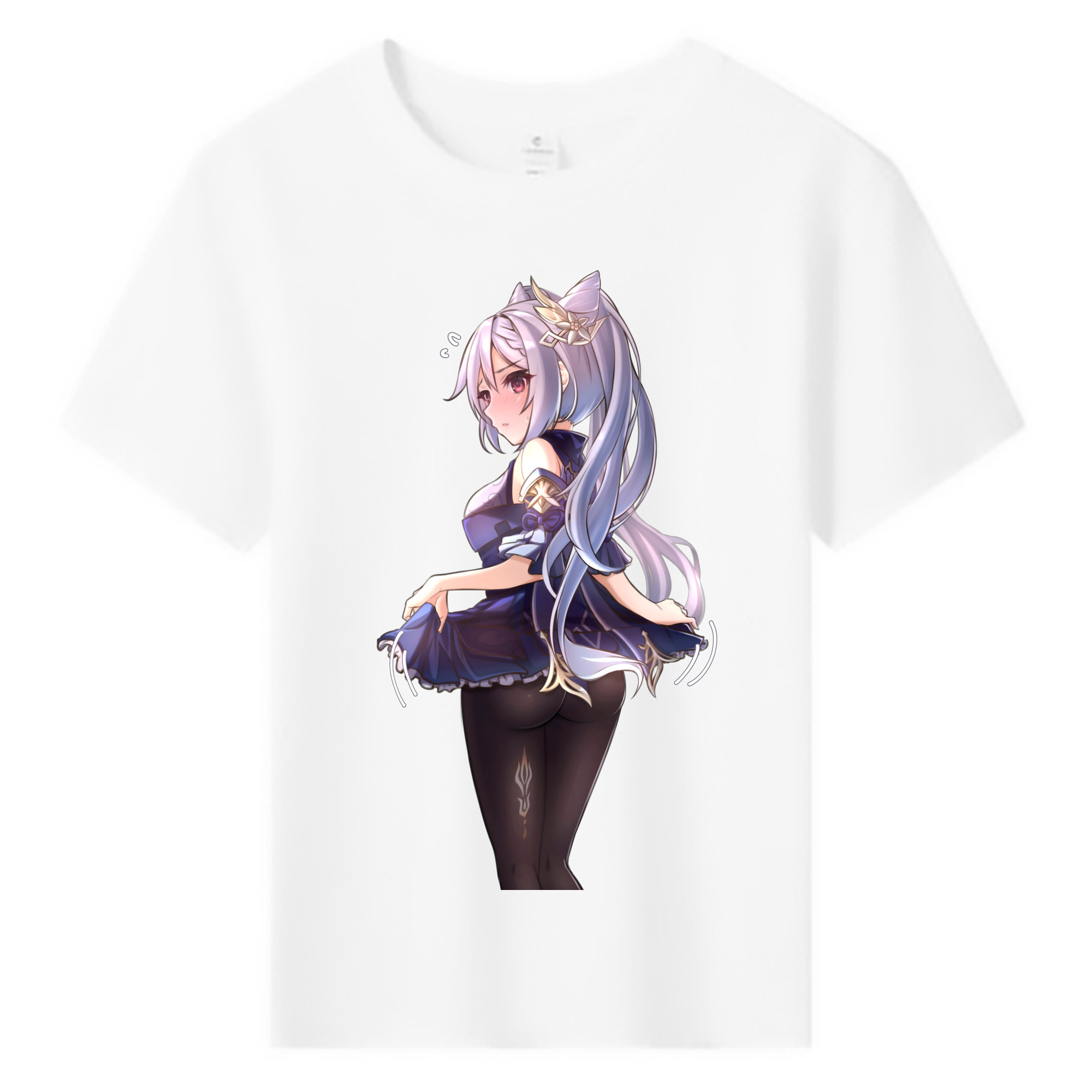 げんし神 刻晴 こくせい genshin Kokusei 綿100％キッズTシャツ（フロントプリント）