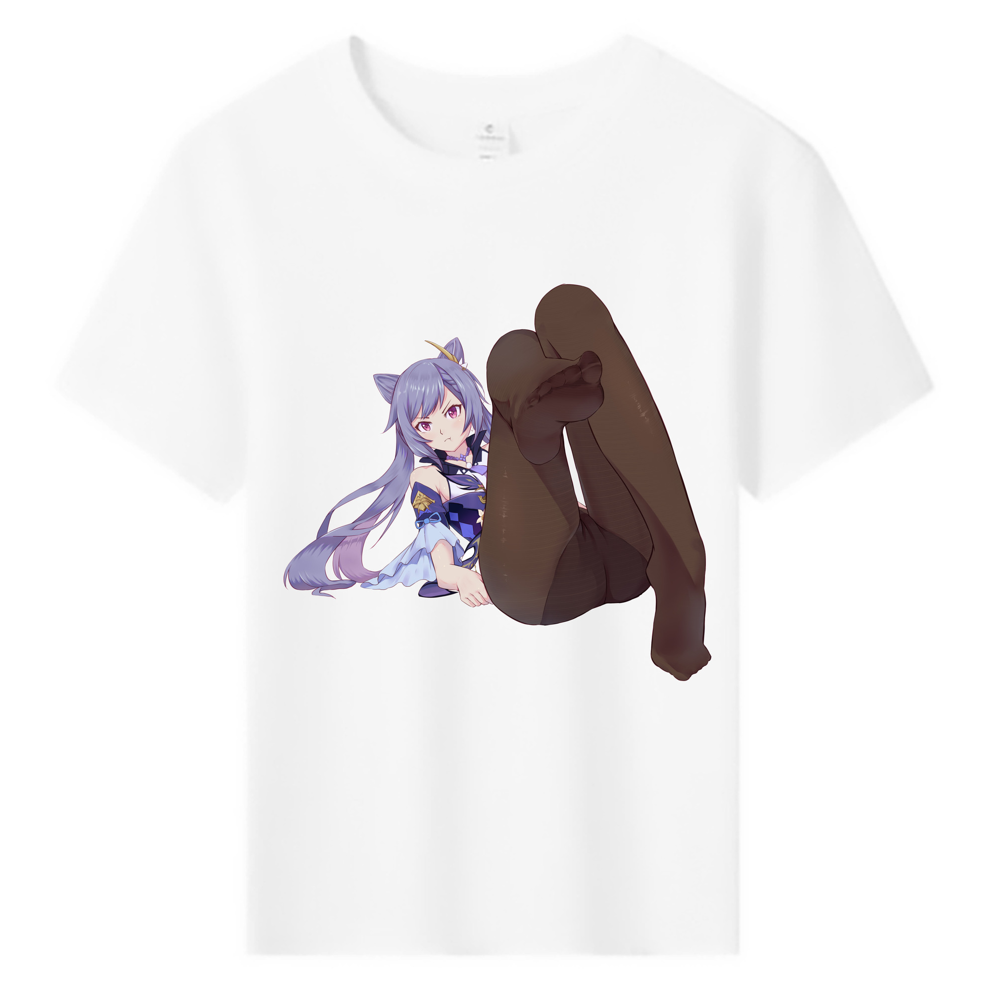 げんし神 刻晴 こくせい genshin Kokusei 綿100％キッズTシャツ（フロントプリント）