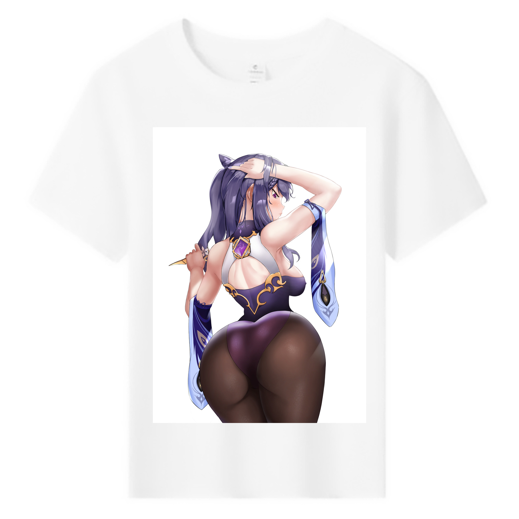 げんし神 刻晴 こくせい genshin Kokusei 綿100％キッズTシャツ（フロントプリント）