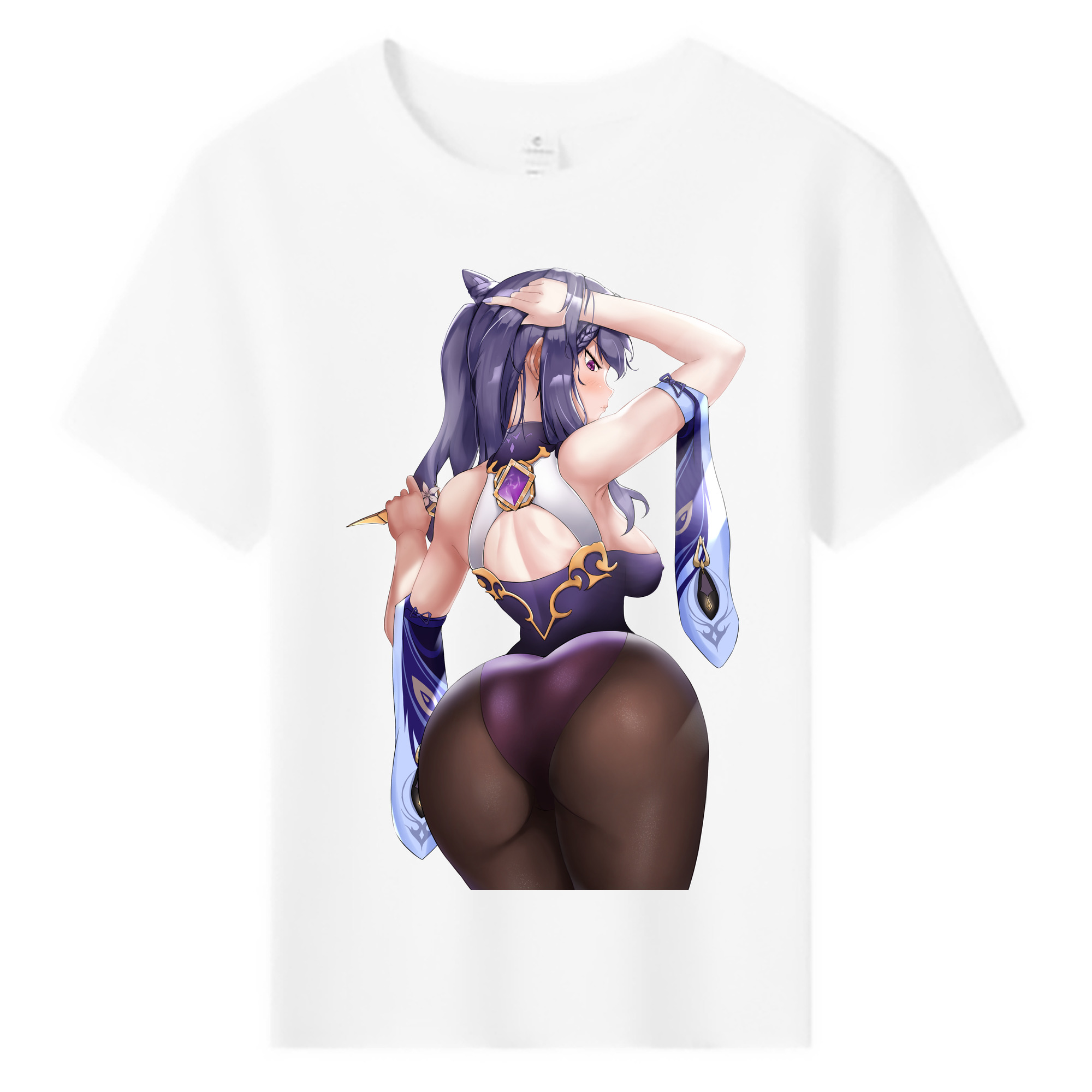 げんし神 刻晴 こくせい genshin Kokusei 綿100％キッズTシャツ（フロントプリント）