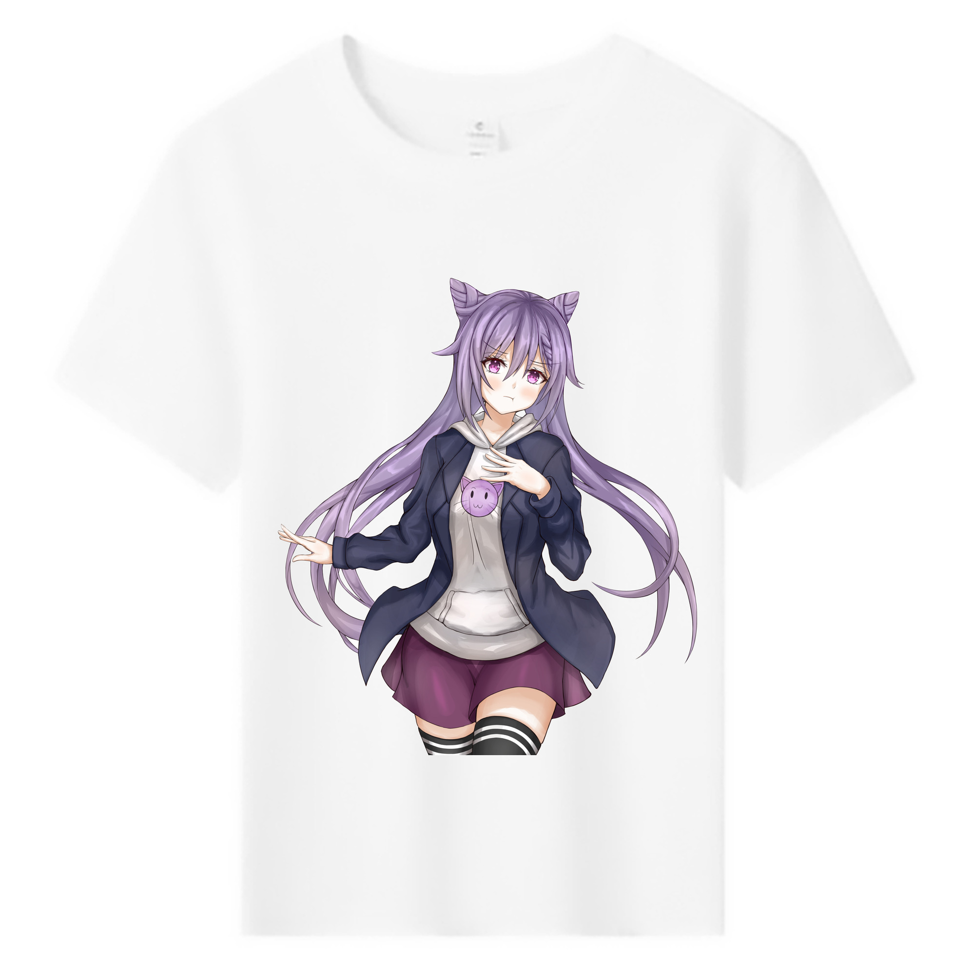 げんし神 刻晴 こくせい genshin Kokusei 綿100％キッズTシャツ（フロントプリント）