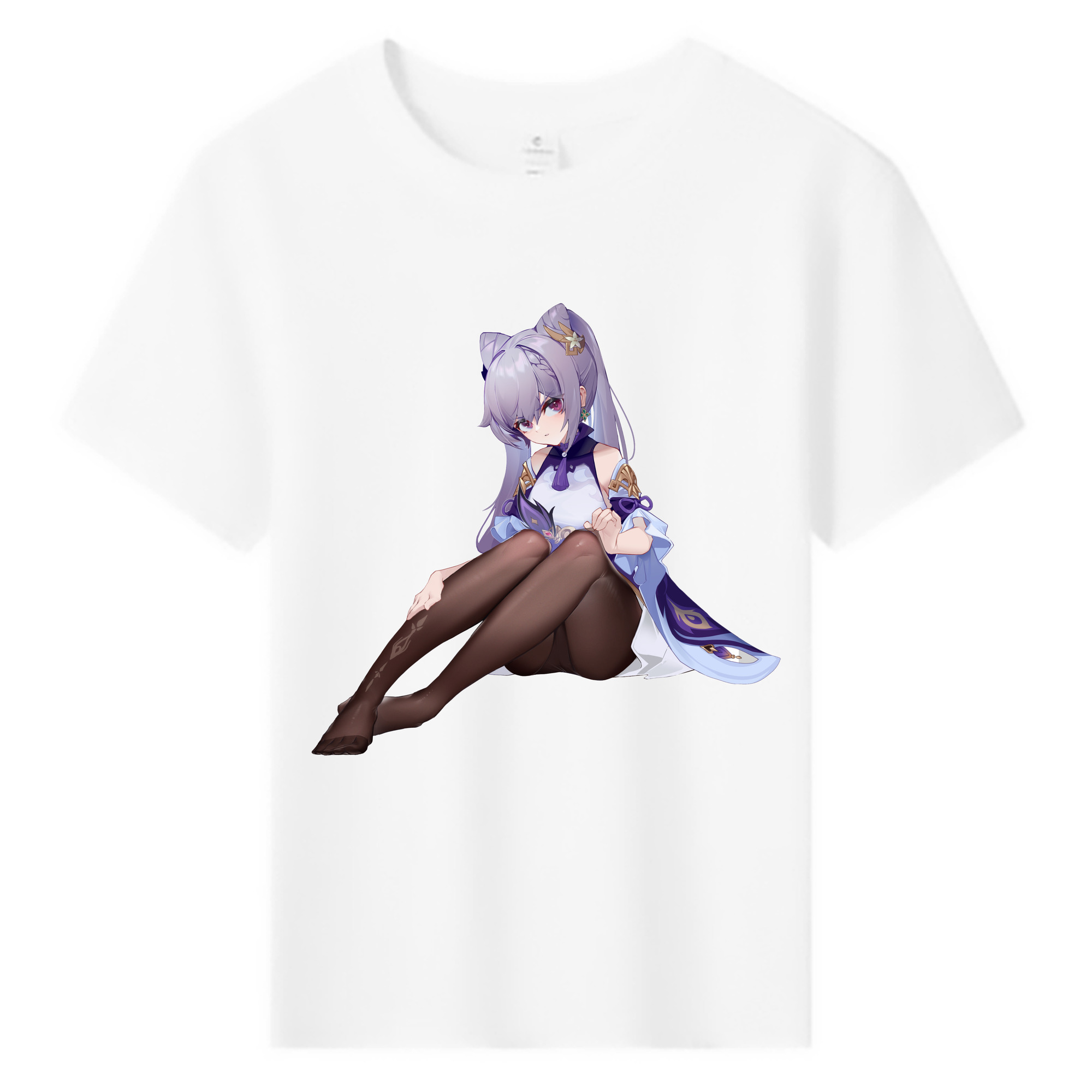 げんし神 刻晴 こくせい genshin Kokusei 綿100％キッズTシャツ（フロントプリント）