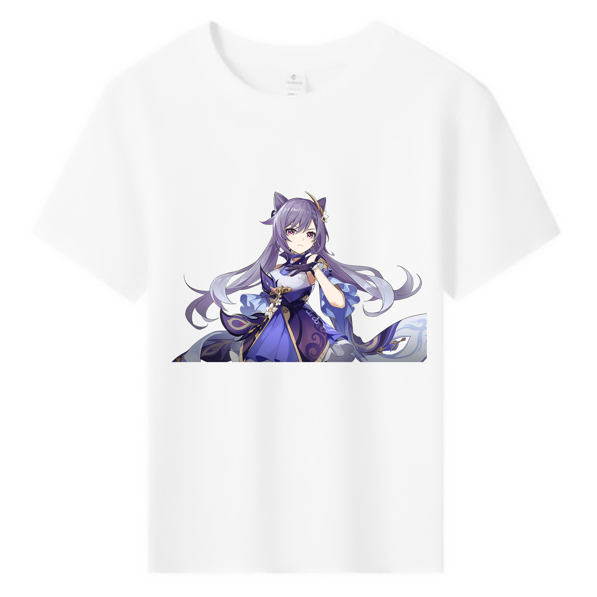 げんし神 刻晴 こくせい genshin Kokusei 綿100％キッズTシャツ（フロントプリント）