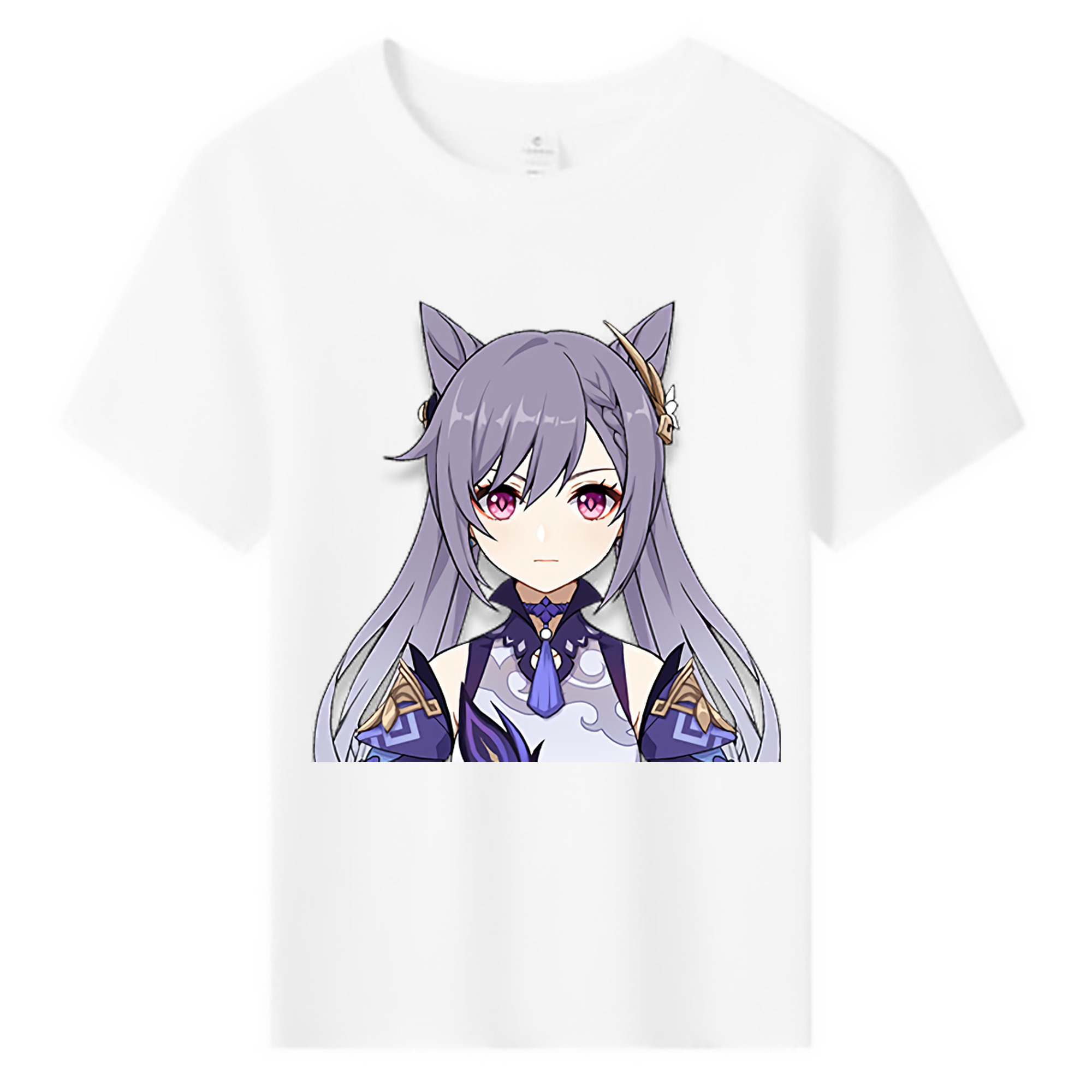 げんし神 刻晴 こくせい genshin Kokusei 綿100％キッズTシャツ（フロントプリント）