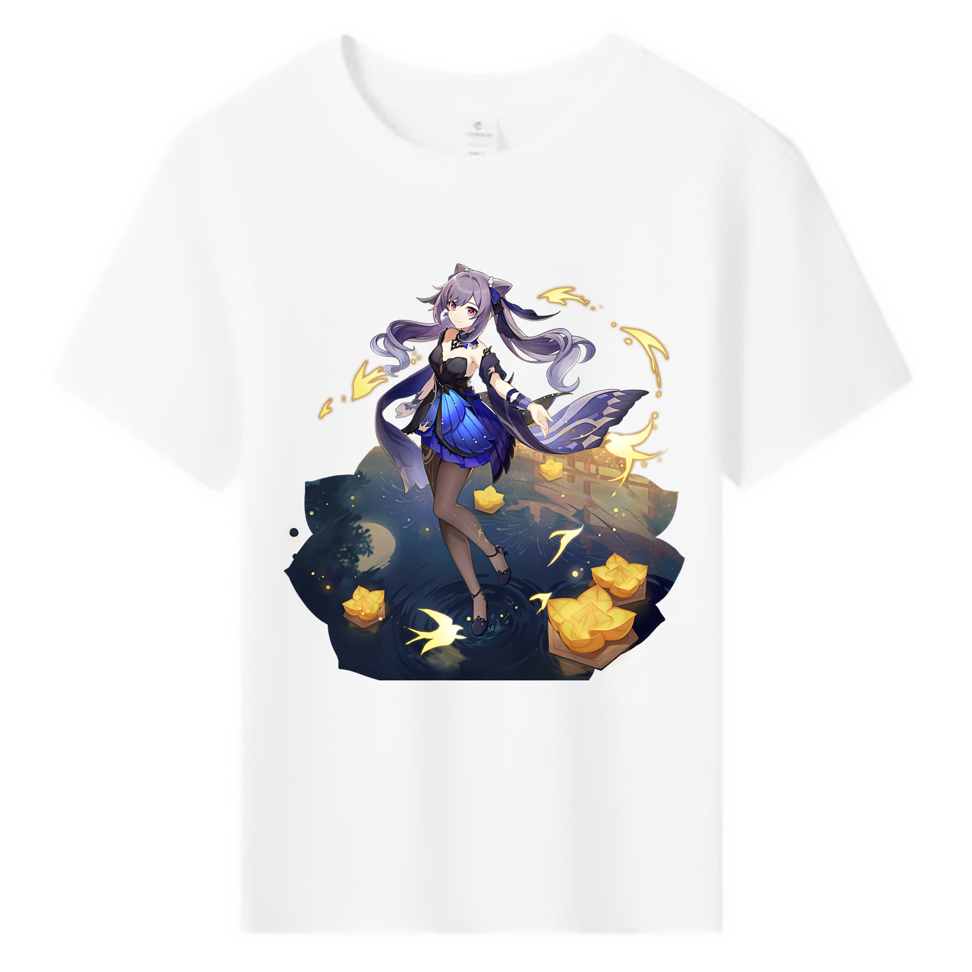 げんし神 刻晴 こくせい genshin Kokusei 綿100％キッズTシャツ（フロントプリント）