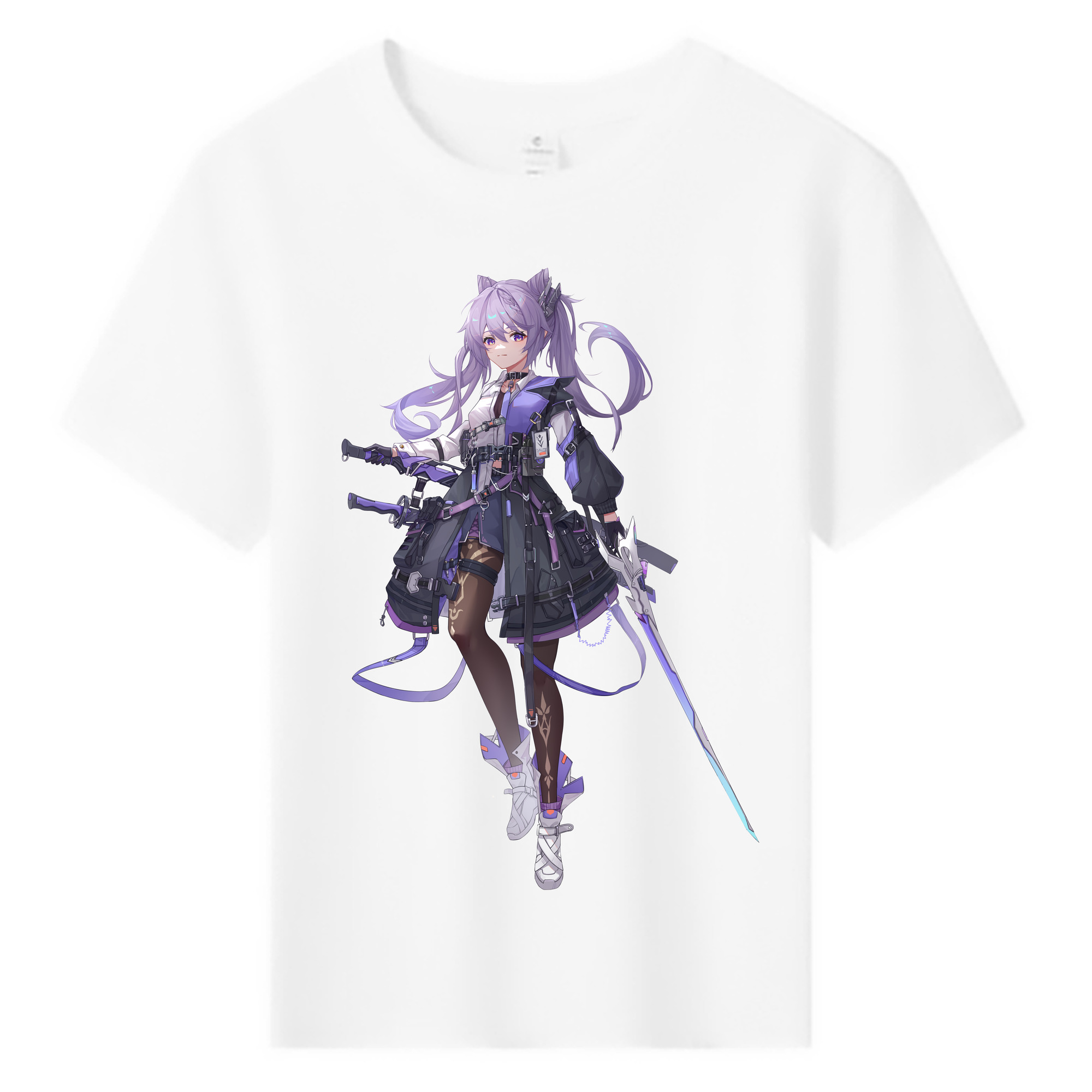 げんし神 刻晴 こくせい genshin Kokusei 綿100％キッズTシャツ（フロントプリント）