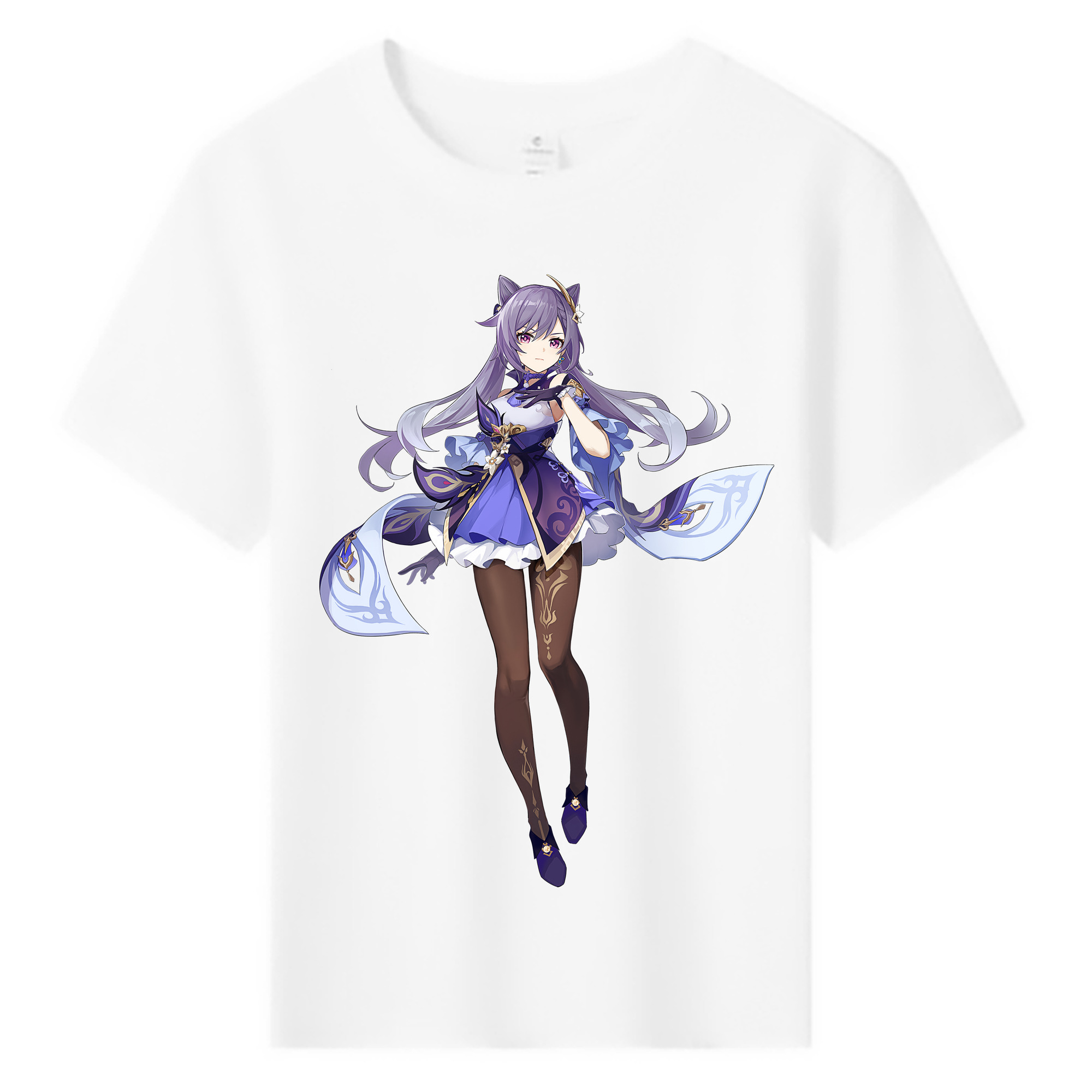 げんし神 刻晴 こくせい genshin Kokusei 綿100％キッズTシャツ（フロントプリント）