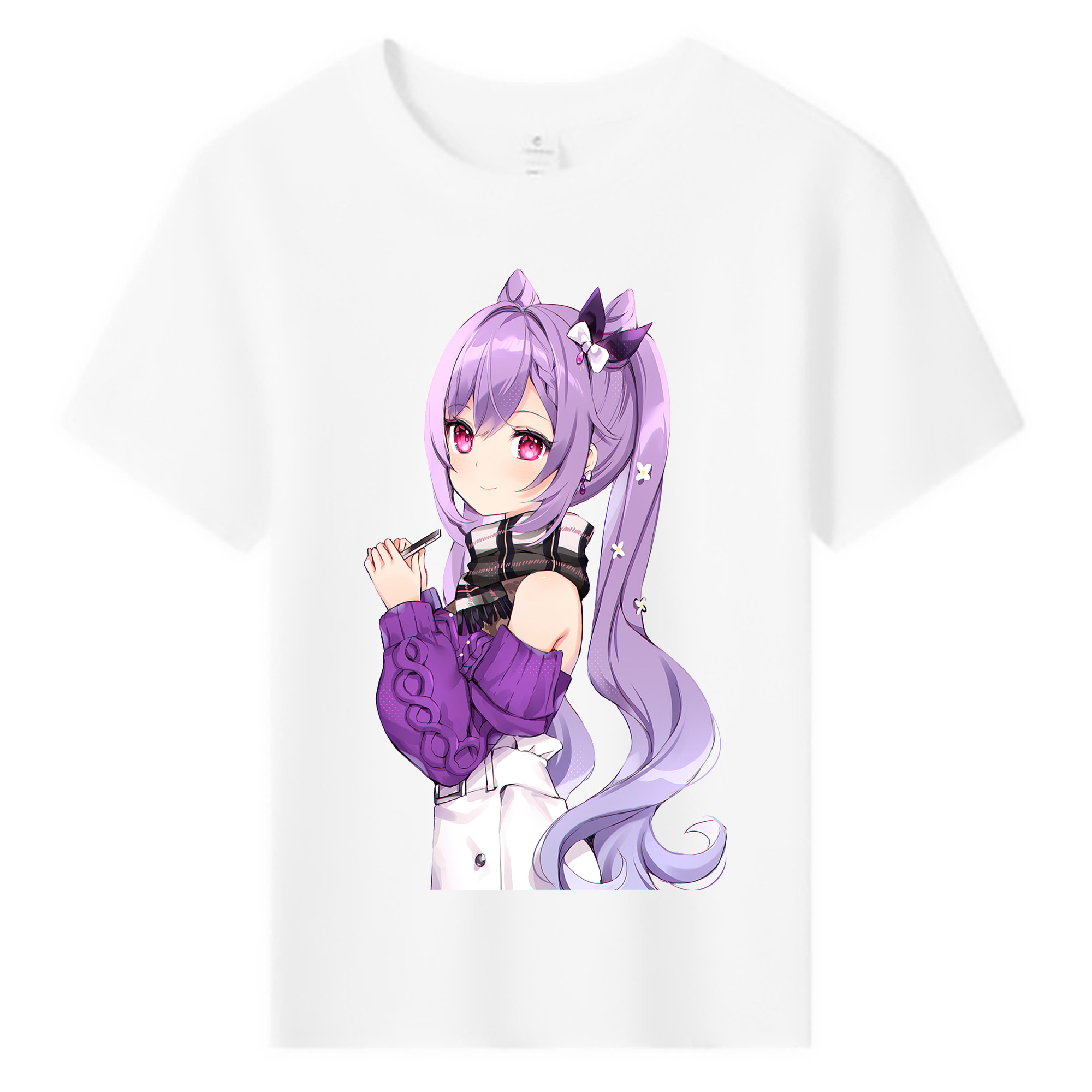 げんし神 刻晴 こくせい genshin Kokusei 綿100％キッズTシャツ（フロントプリント）