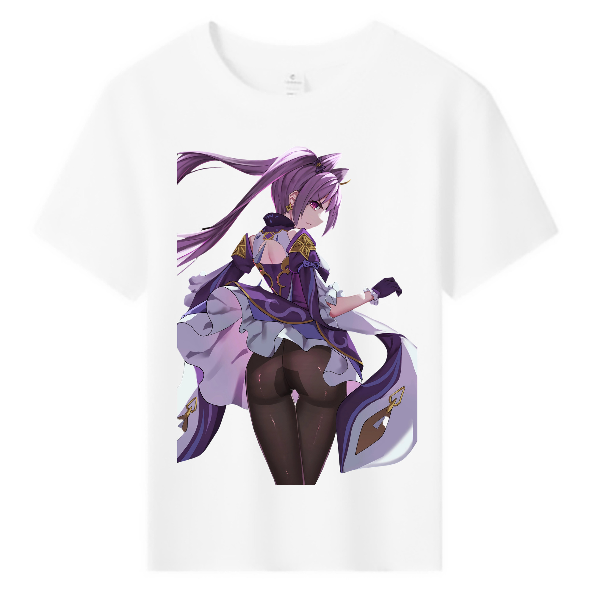 げんし神 刻晴 こくせい genshin Kokusei 綿100％キッズTシャツ（フロントプリント）