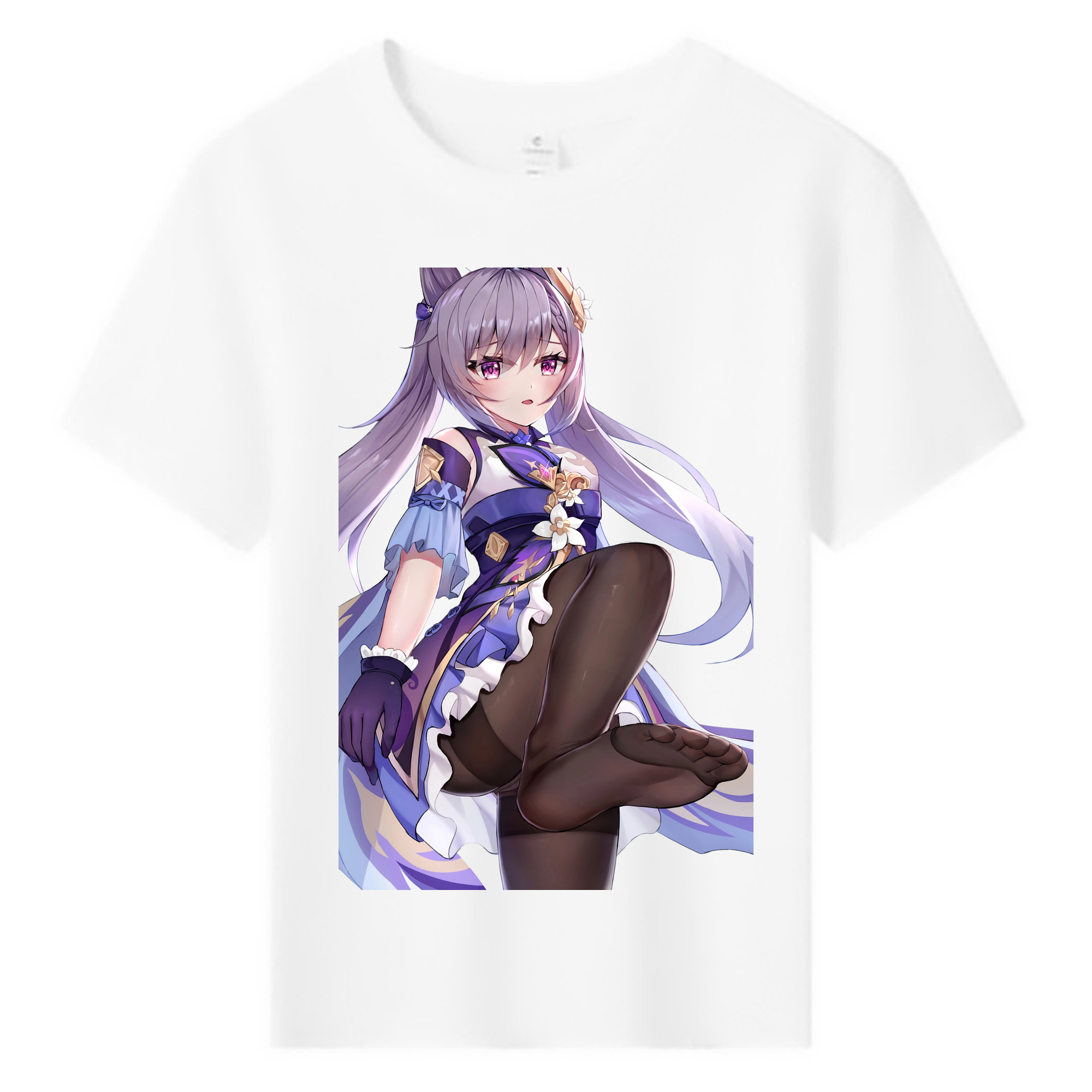 げんし神 刻晴 こくせい genshin Kokusei 綿100％キッズTシャツ（フロントプリント）