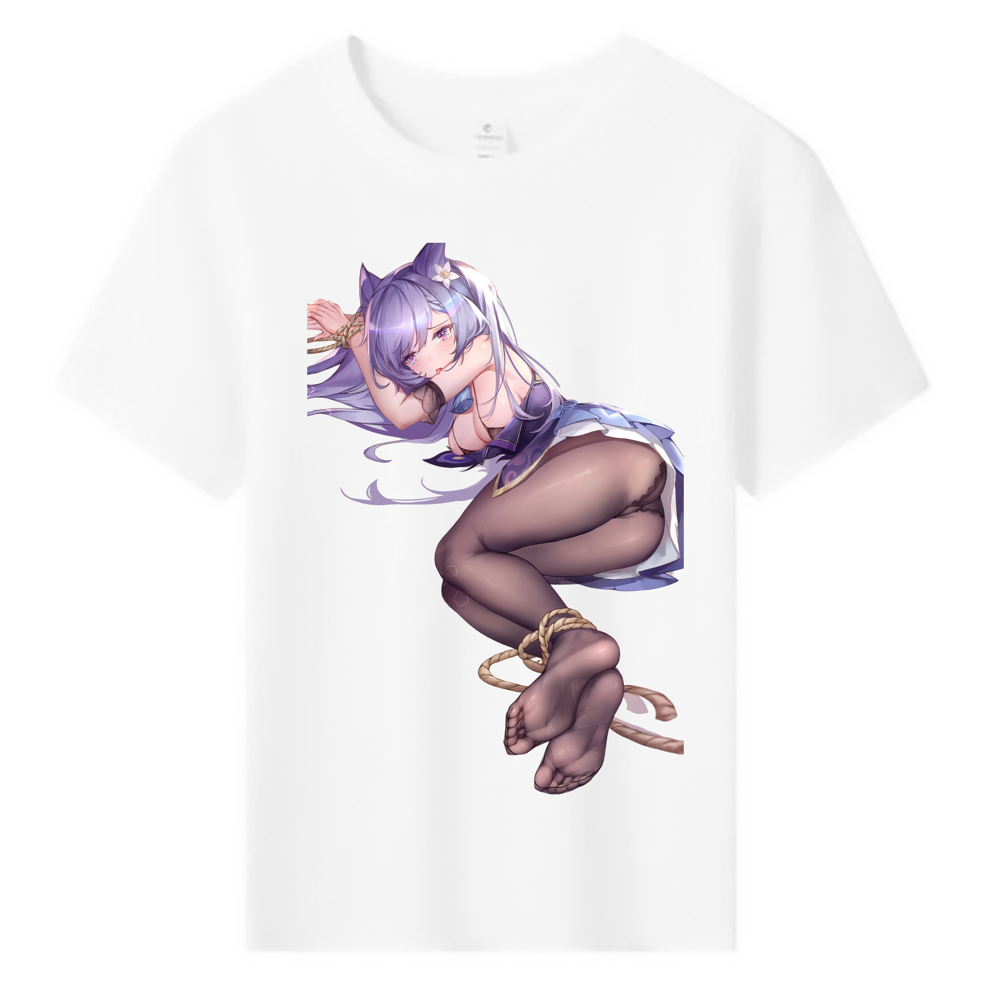 げんし神 刻晴 こくせい genshin Kokusei 綿100％キッズTシャツ（フロントプリント）